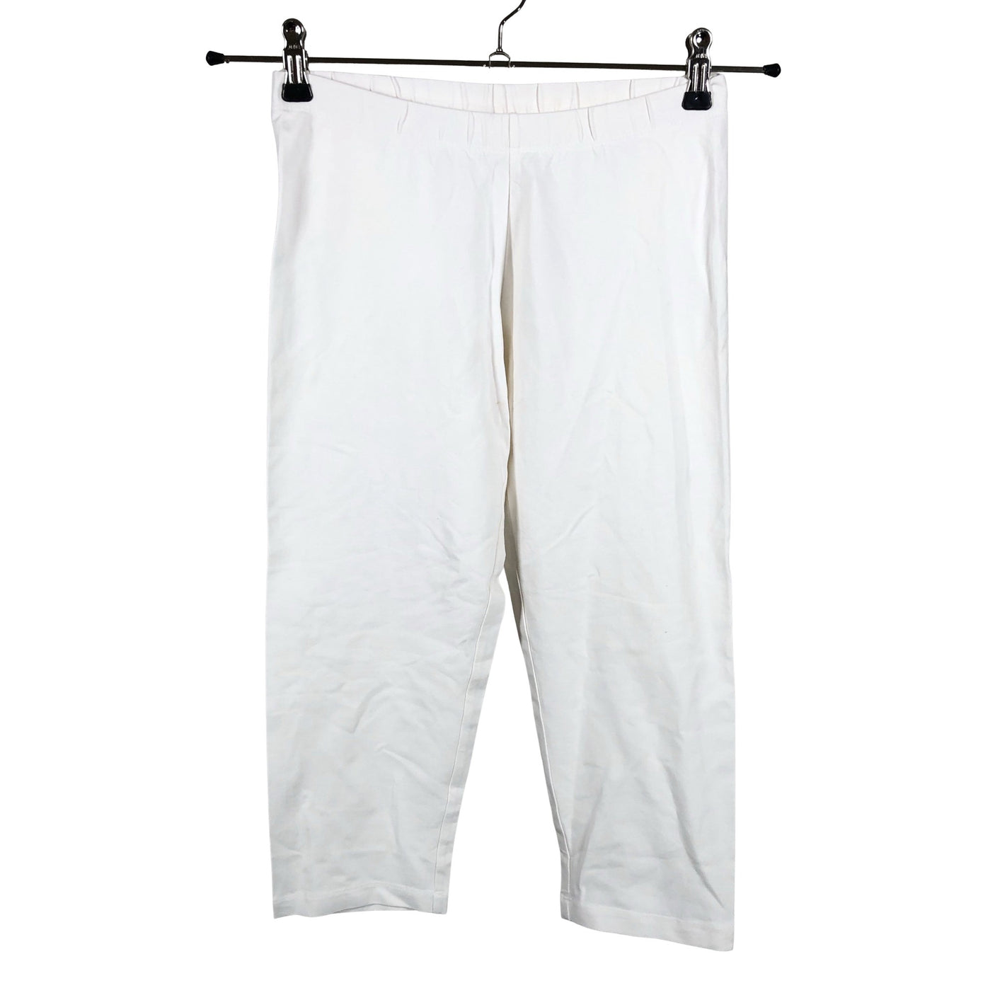 Unisex Esprit - Trikotaažist poolpikad püksid, suurus 36 - Valge (2)