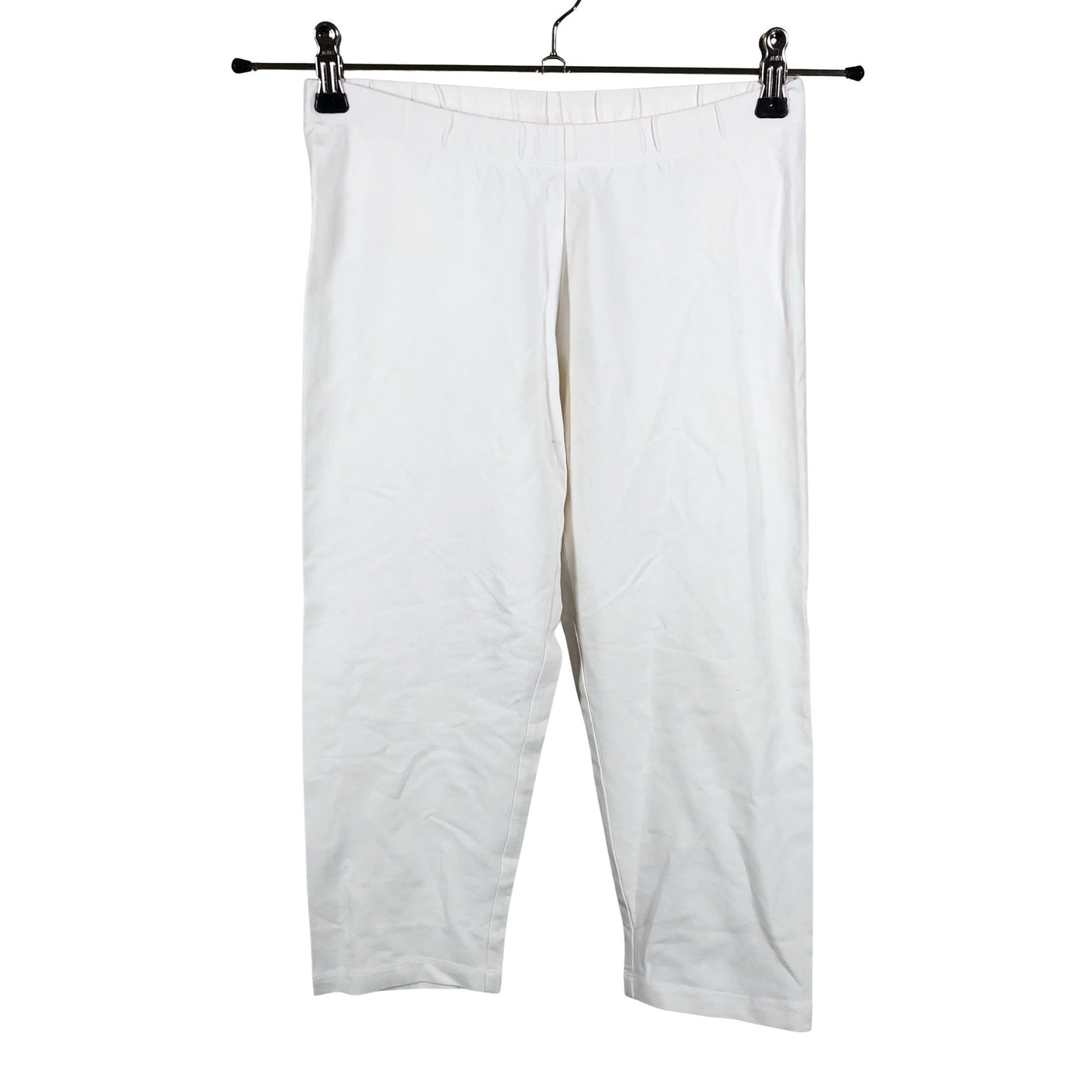 Unisex Esprit - Trikotaažist poolpikad püksid, suurus 36 - Valge (1)