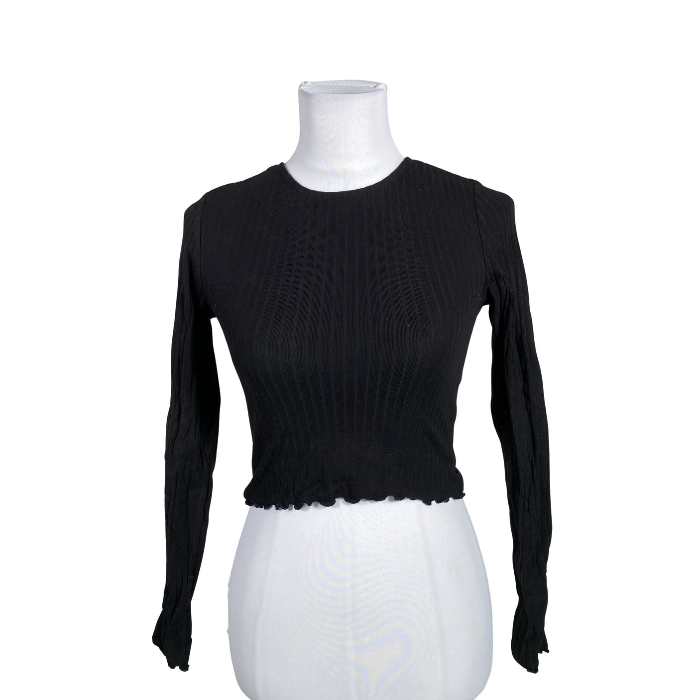 Unisex Even&Odd - Trikotaažist pluus, suurus 34 - Must (1)
