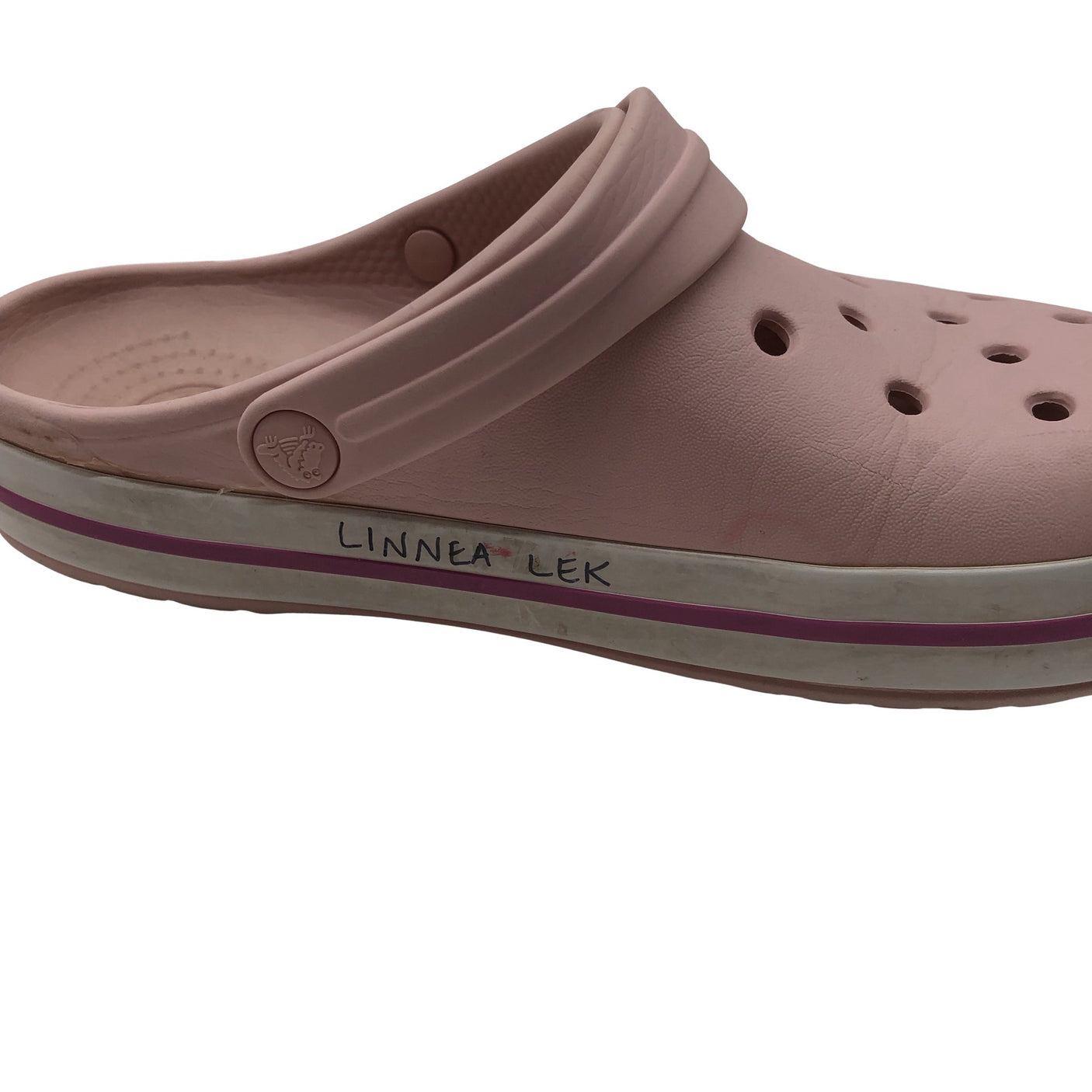 Unisex Crocs - Lahtise kannaga jalanõud, suurus 37 - Heleroosa (3)