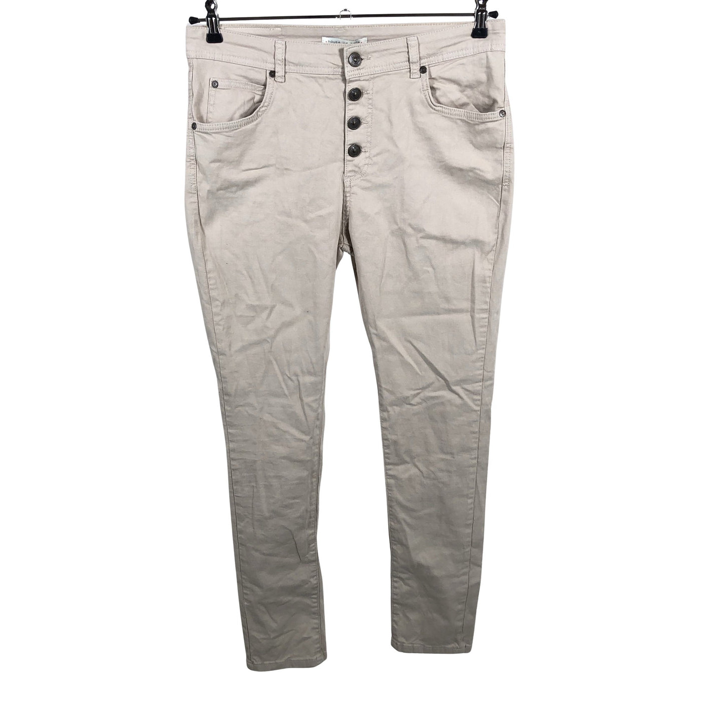 Unisex House of Lola - Mittevenivad püksid, suurus 40 - Beige (2)