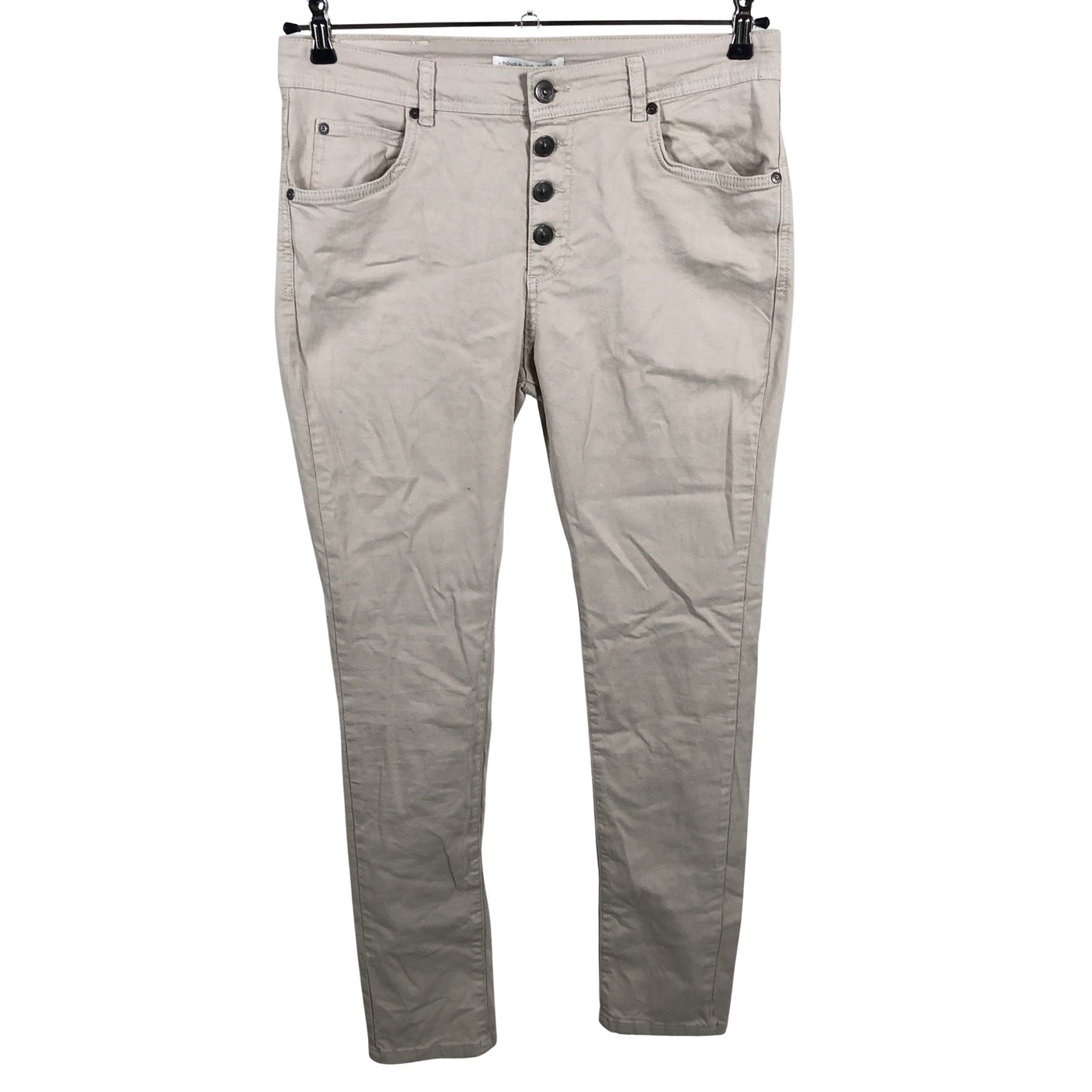 Unisex House of Lola - Mittevenivad püksid, suurus 40 - Beige (1)