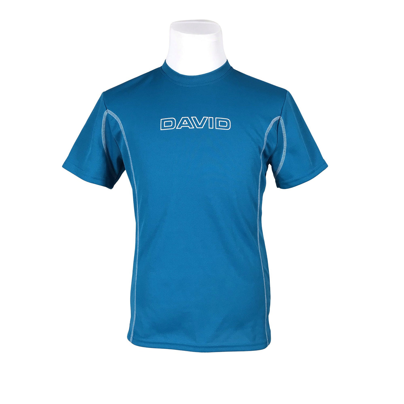 Unisex David - Spordisärk, lühikesed käised, suurus M - Sinine (1)