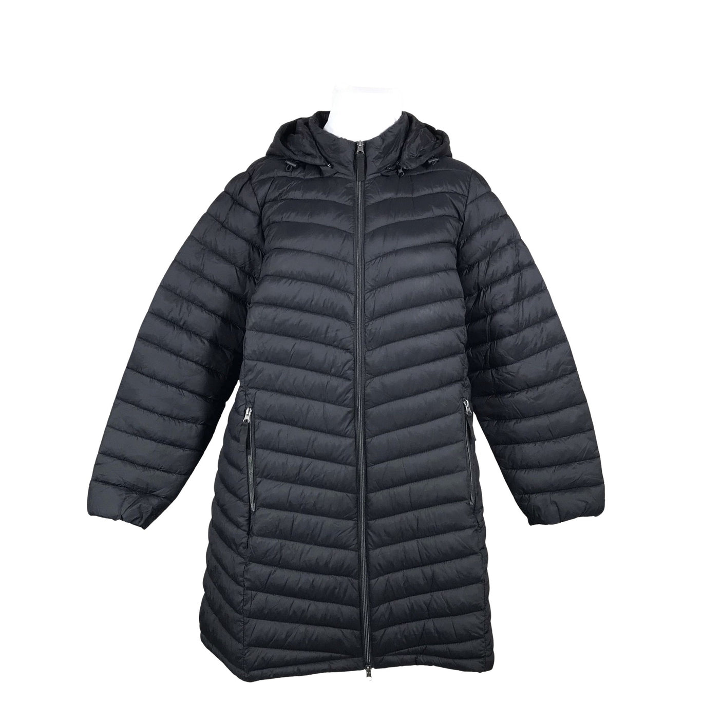 Unisex Zizzi - Õhem talvejope, suurus 50 - Must (1)