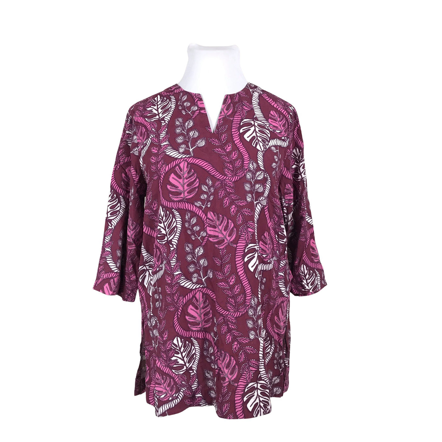Unisex Nanso - Õhuke tuunika, suurus 44 - Veinipunane (1)