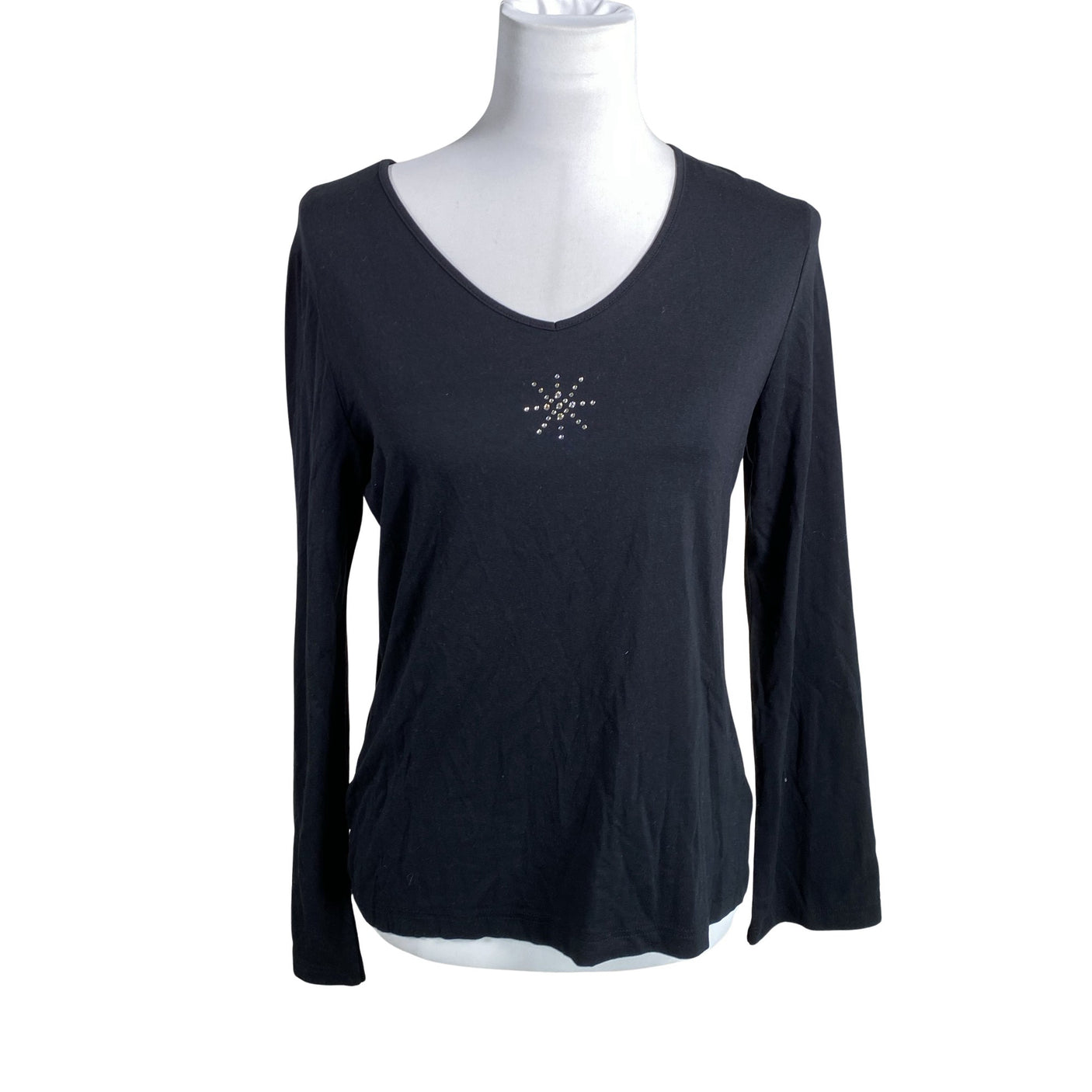 Unisex Nanso - Trikotaažist pluus, suurus 38 - Must (1)