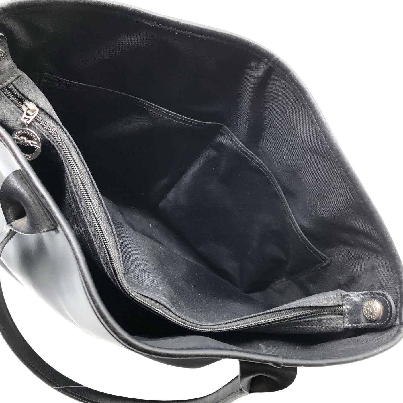 Unisex Longchamp - Käekott, suurus Maxi - Must (2)