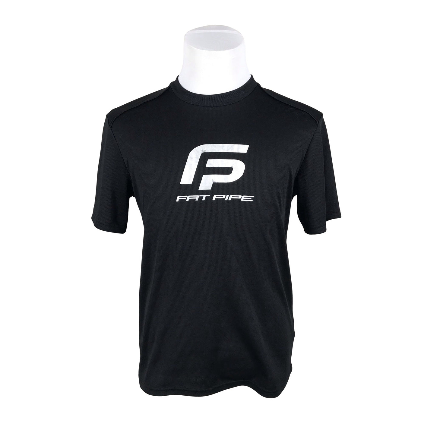 Unisex Fat Pipe - Spordisärk, lühikesed käised, suurus M - Must (2)