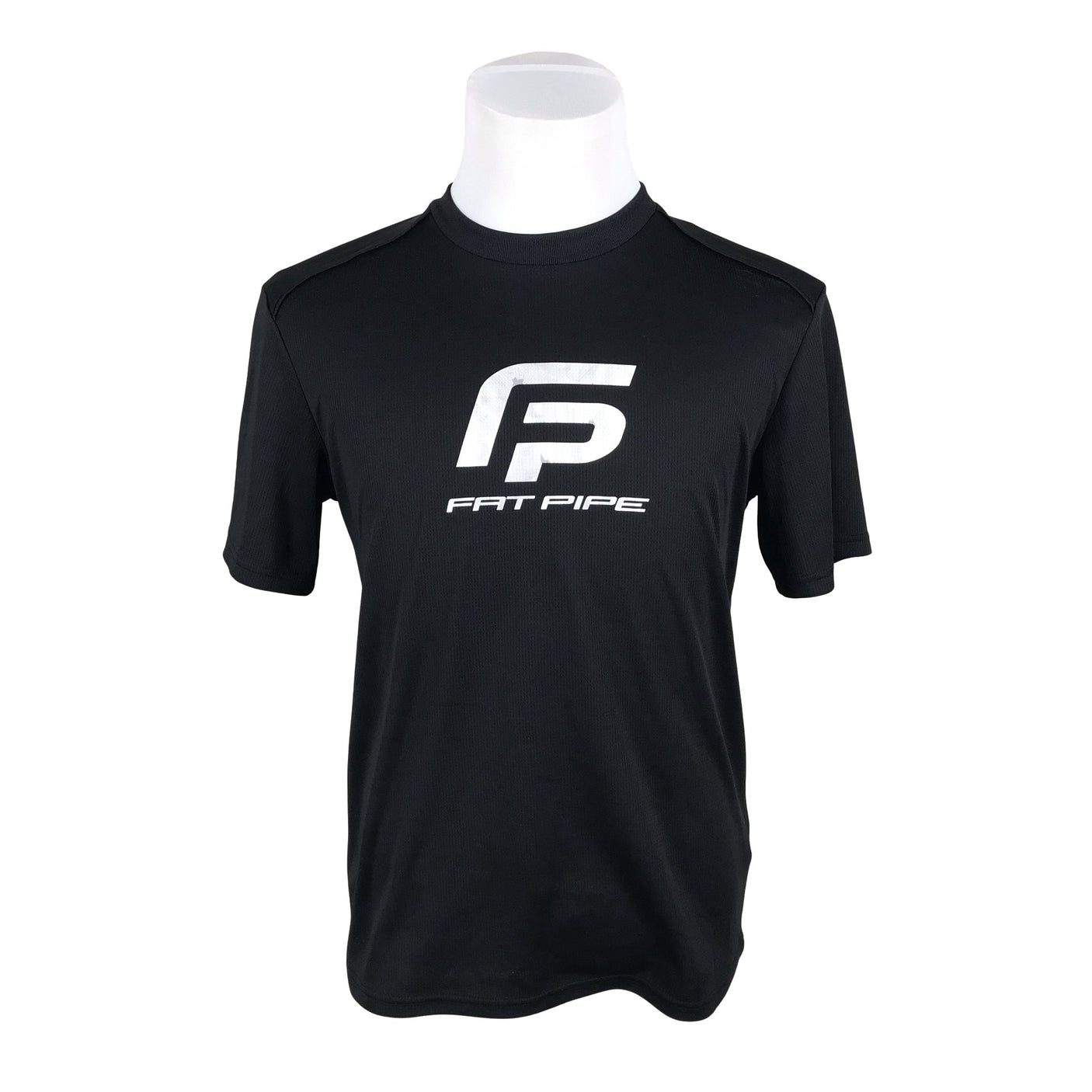 Unisex Fat Pipe - Spordisärk, lühikesed käised, suurus M - Must (1)