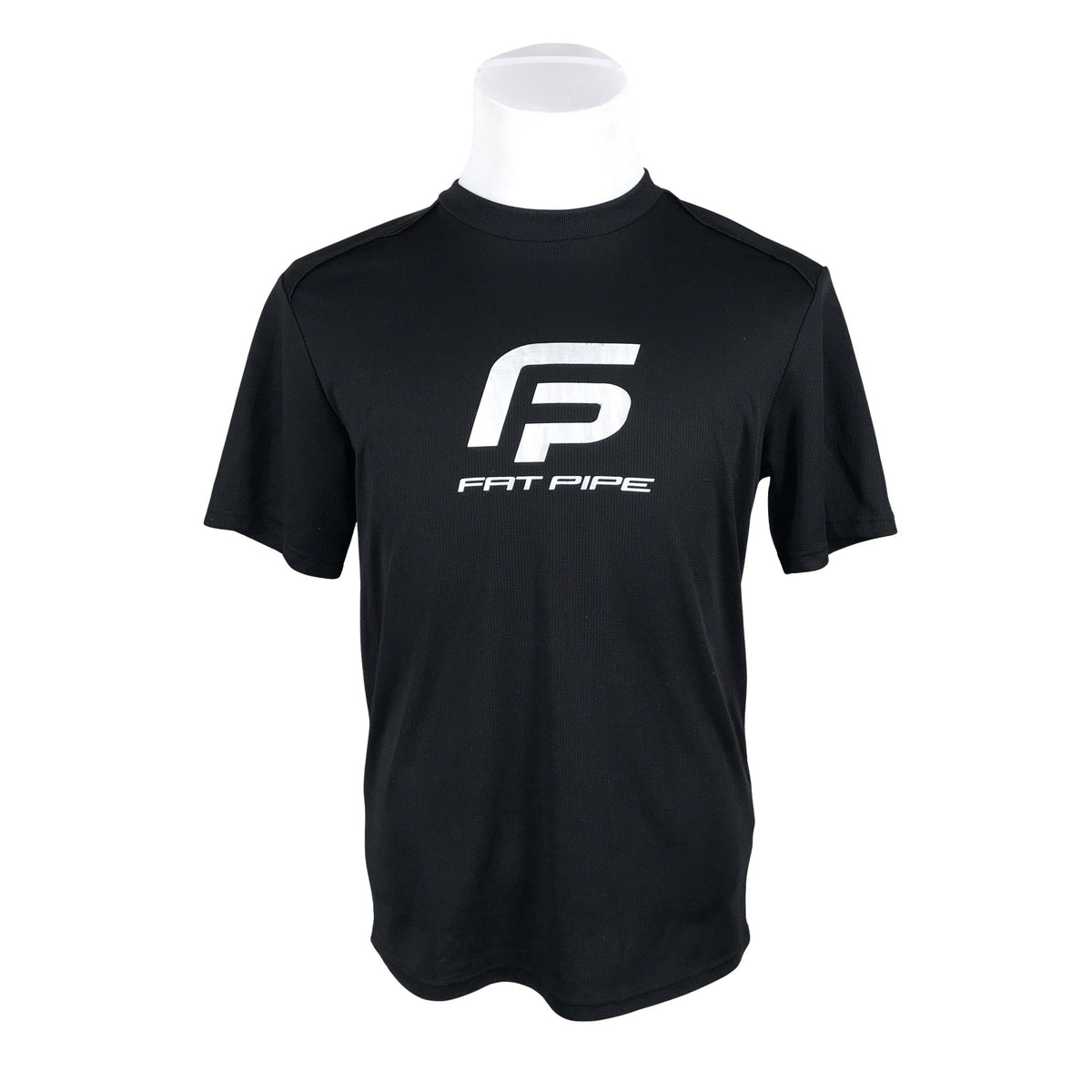 Unisex Fat Pipe - Spordisärk, lühikesed käised, suurus M - Must (2)