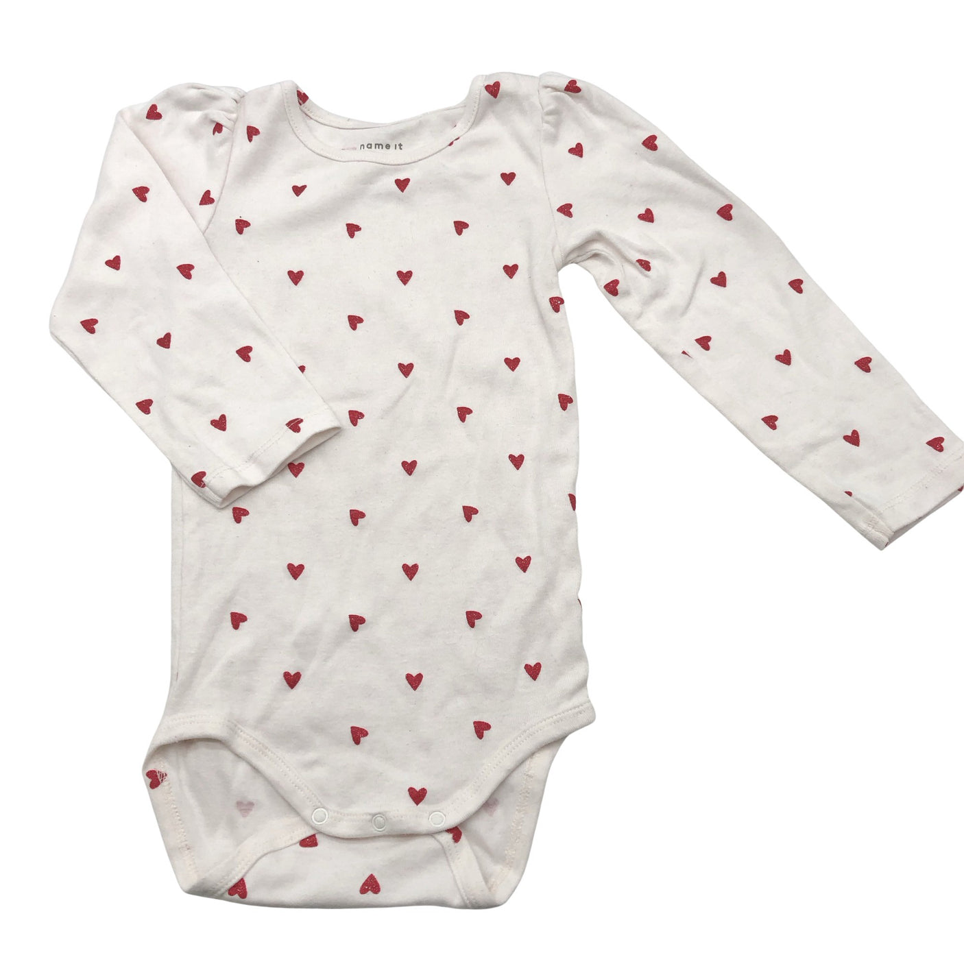 Unisex Name It - Bodi, suurus 80 - 86 - Valge (1)