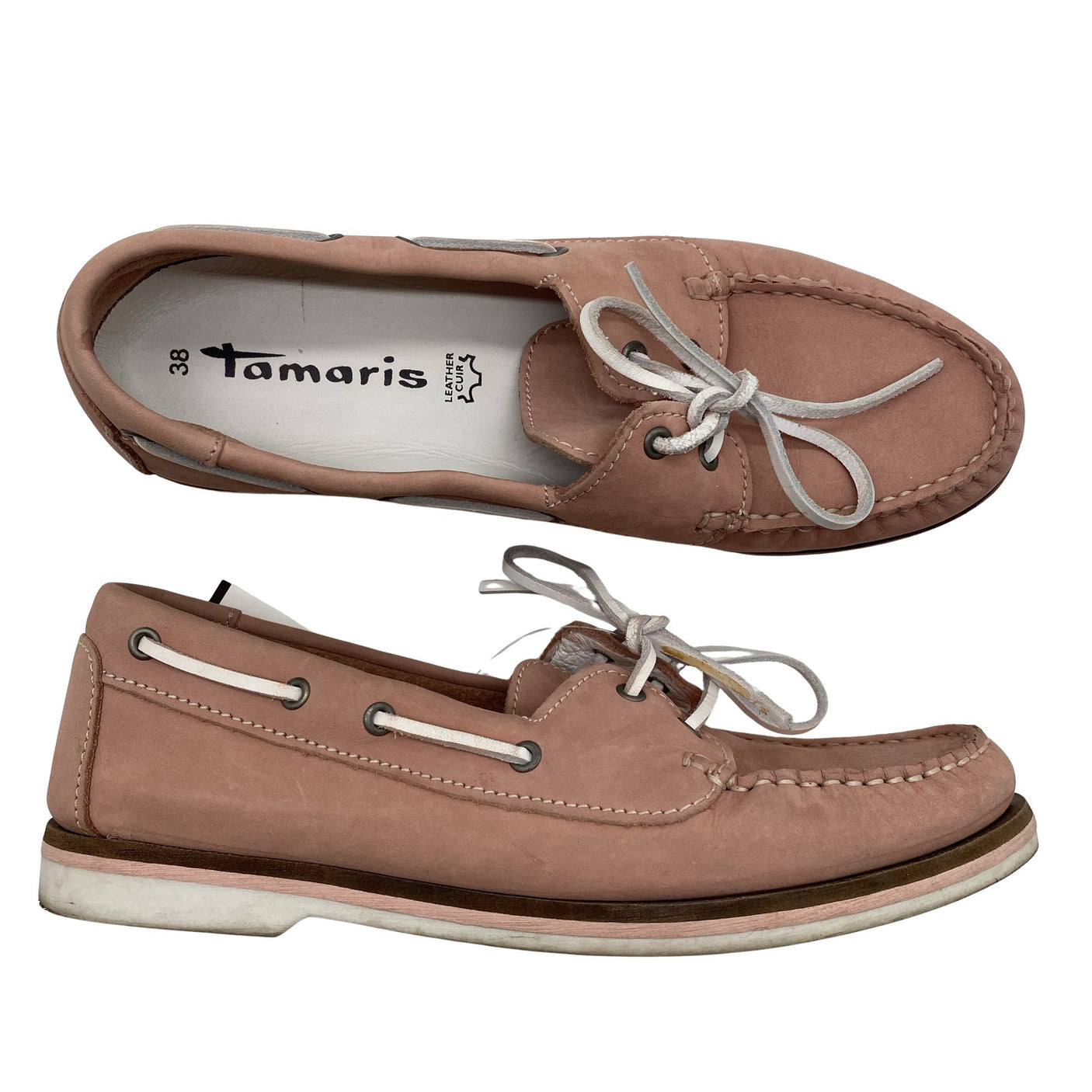 Unisex Tamaris - Mokassiinid, suurus 38 - Heleroosa (1)