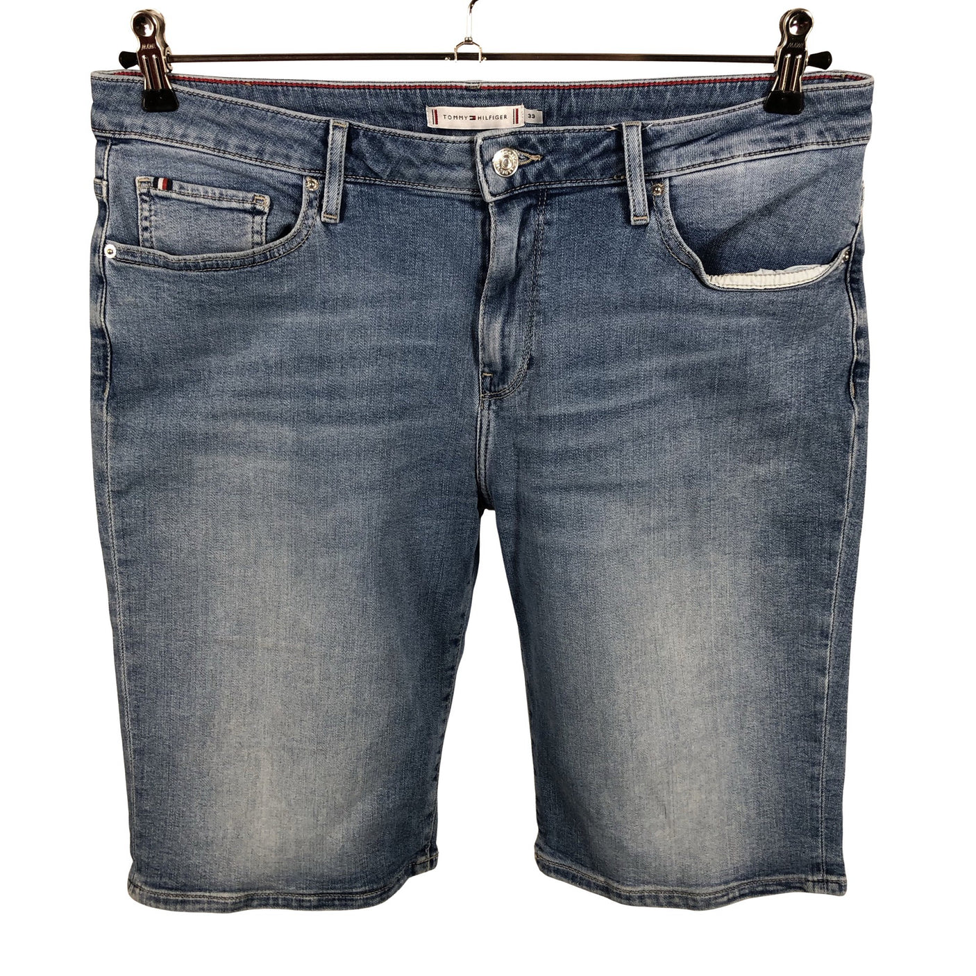 Unisex Tommy Hilfiger - Teksast lühikesed püksid, suurus W33 - Sinine (4)