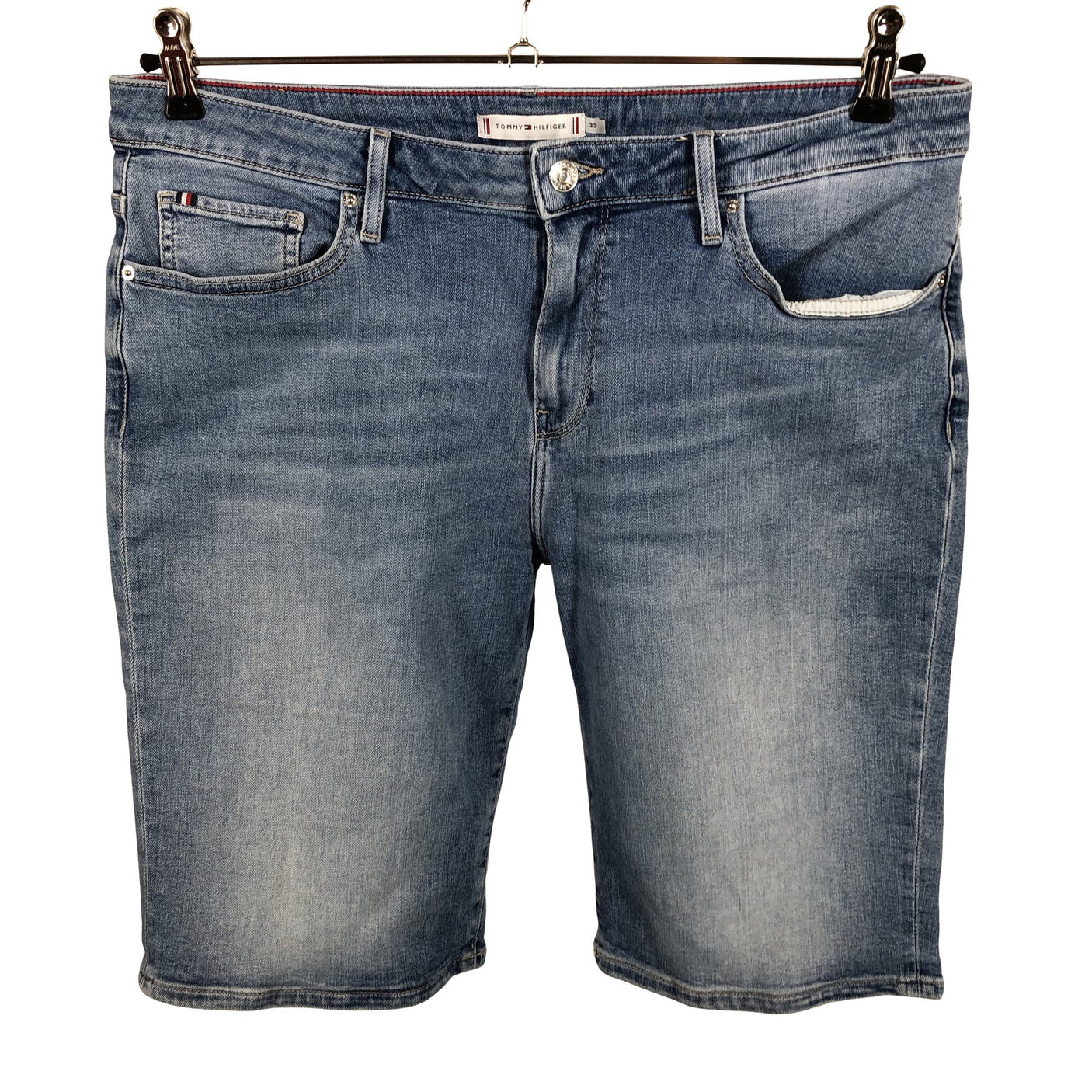 Unisex Tommy Hilfiger - Teksast lühikesed püksid, suurus W33 - Sinine (1)