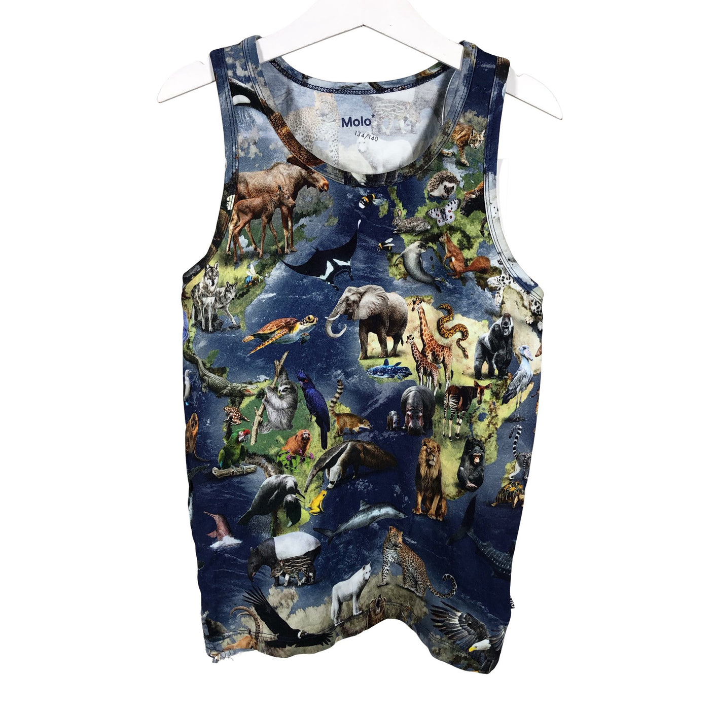 Unisex Molo Kids - Varrukateta särk, suurus 140 - 146 - Sinine (2)