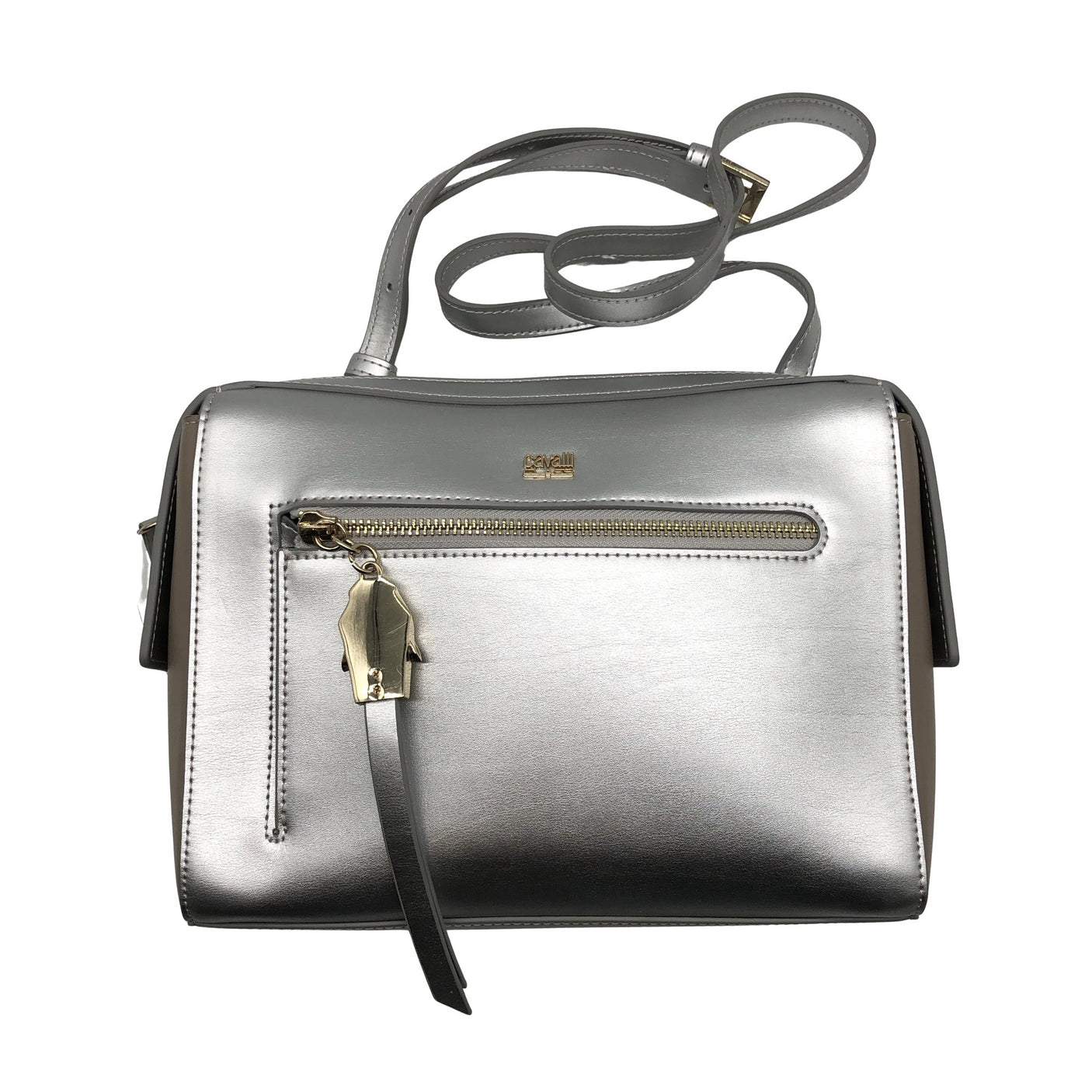 Unisex Roberto Cavalli - Õlakott, suurus Midi - Hõbe (1)