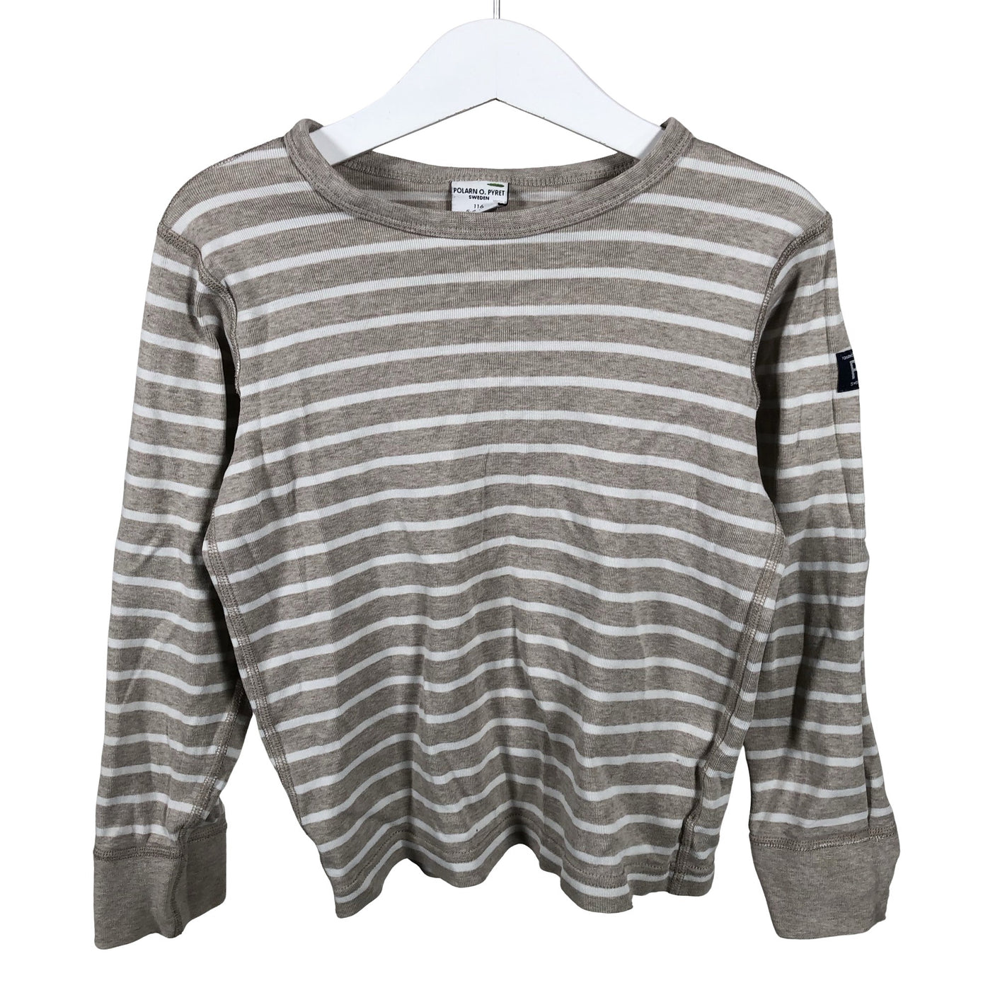 Unisex Polarn O. Pyret - Trikotaažist pluus, suurus 110 - 116 - Hall (2)