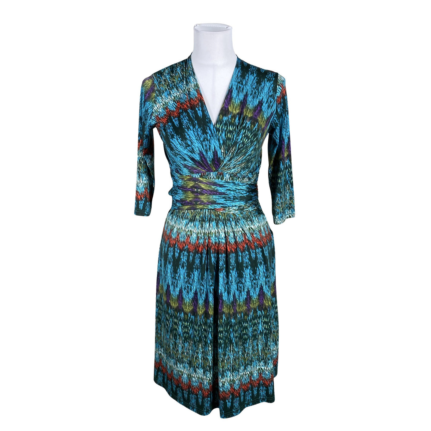 Unisex Ilse Jacobsen - Trikotaažist kleit, suurus 34 - Türkiis (1)