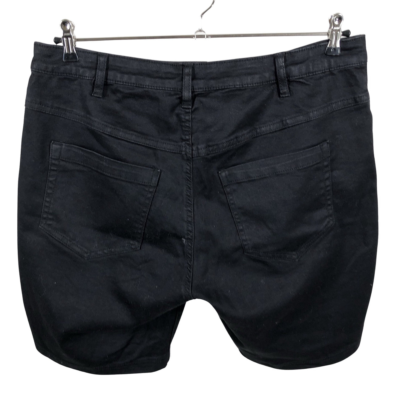 Unisex Zizzi - Teksast lühikesed püksid, suurus 46 - Must (4)