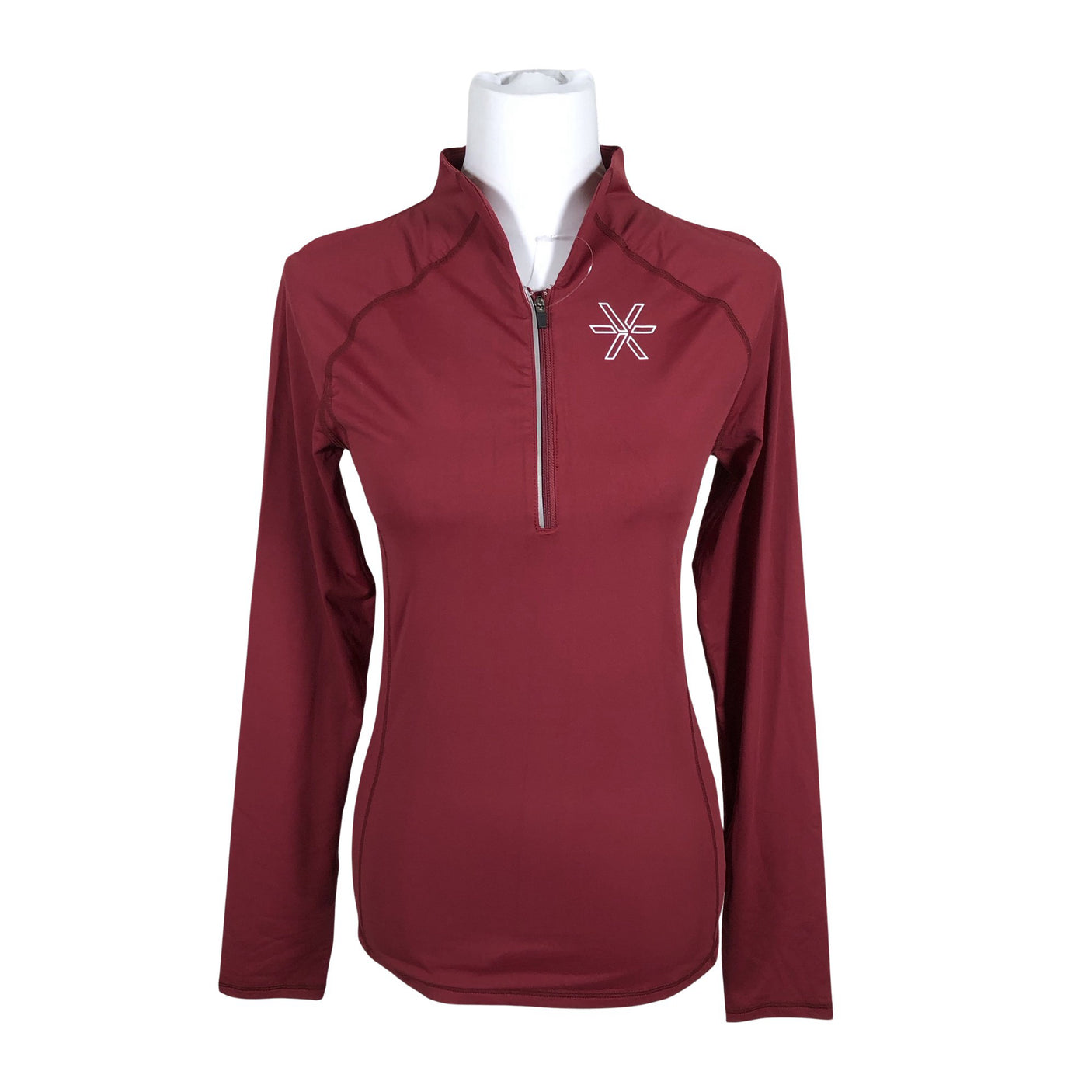 Unisex Bara Sportswear - Spordisärk, pikad käised, suurus 40 - Veinipunane (2)