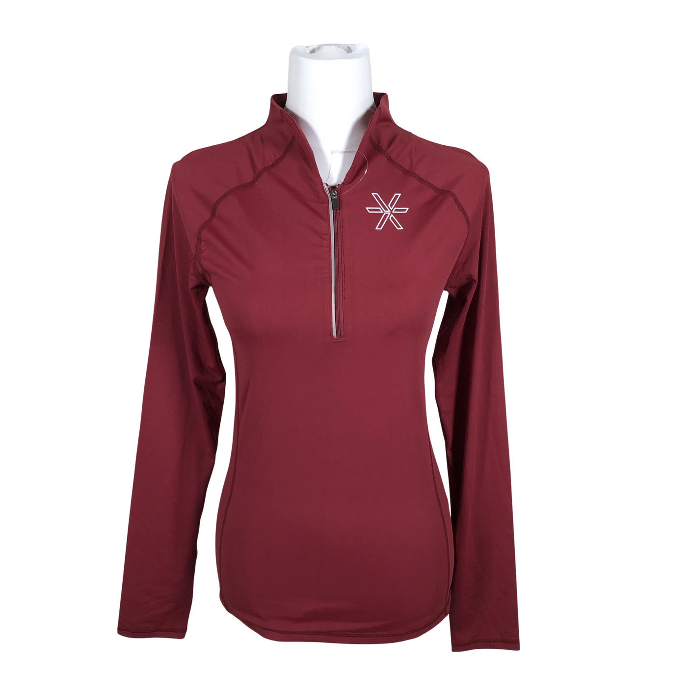 Unisex Bara Sportswear - Spordisärk, pikad käised, suurus 40 - Veinipunane (1)
