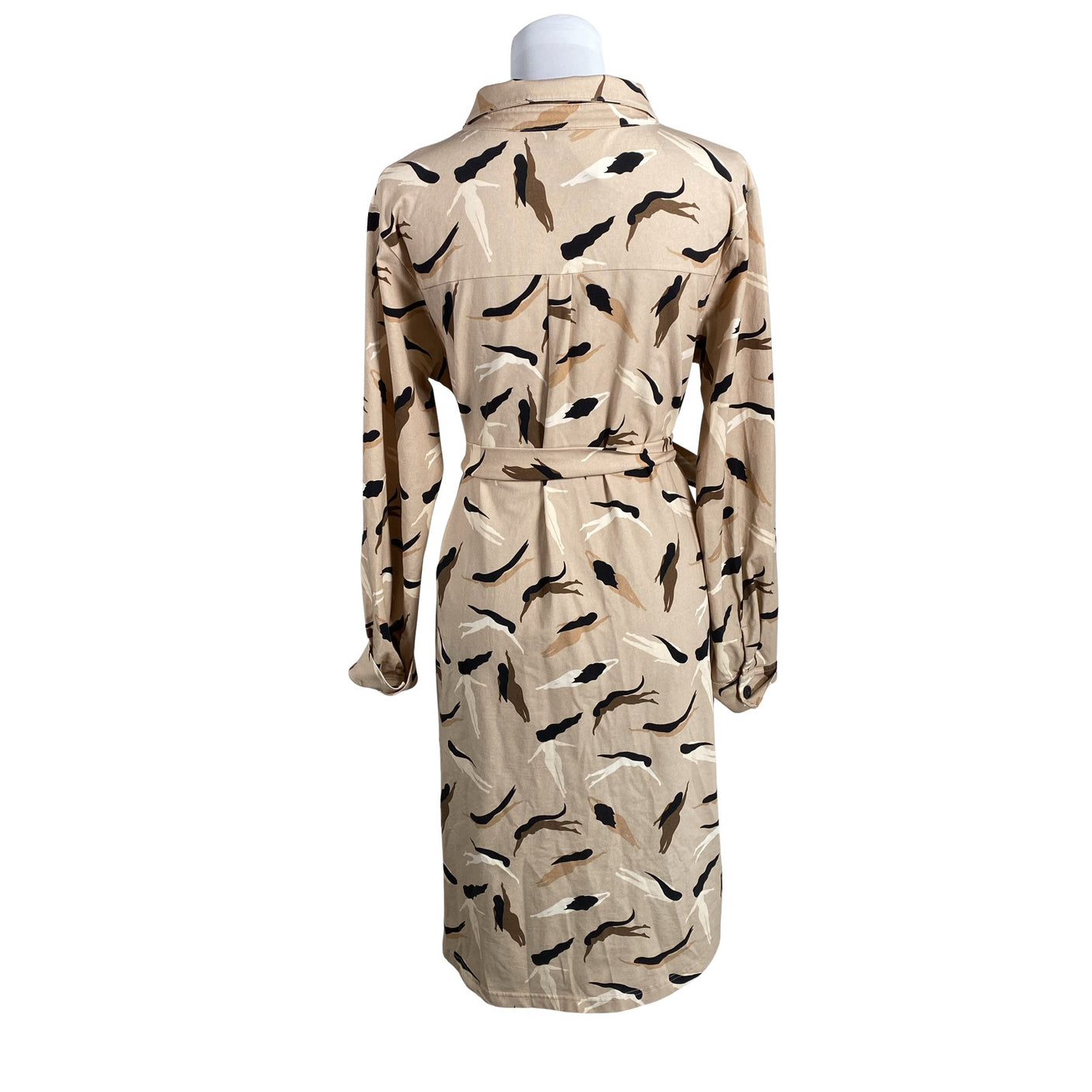 Unisex Yo Zen - Trikotaažist kleit, suurus 40 - Beige (2)