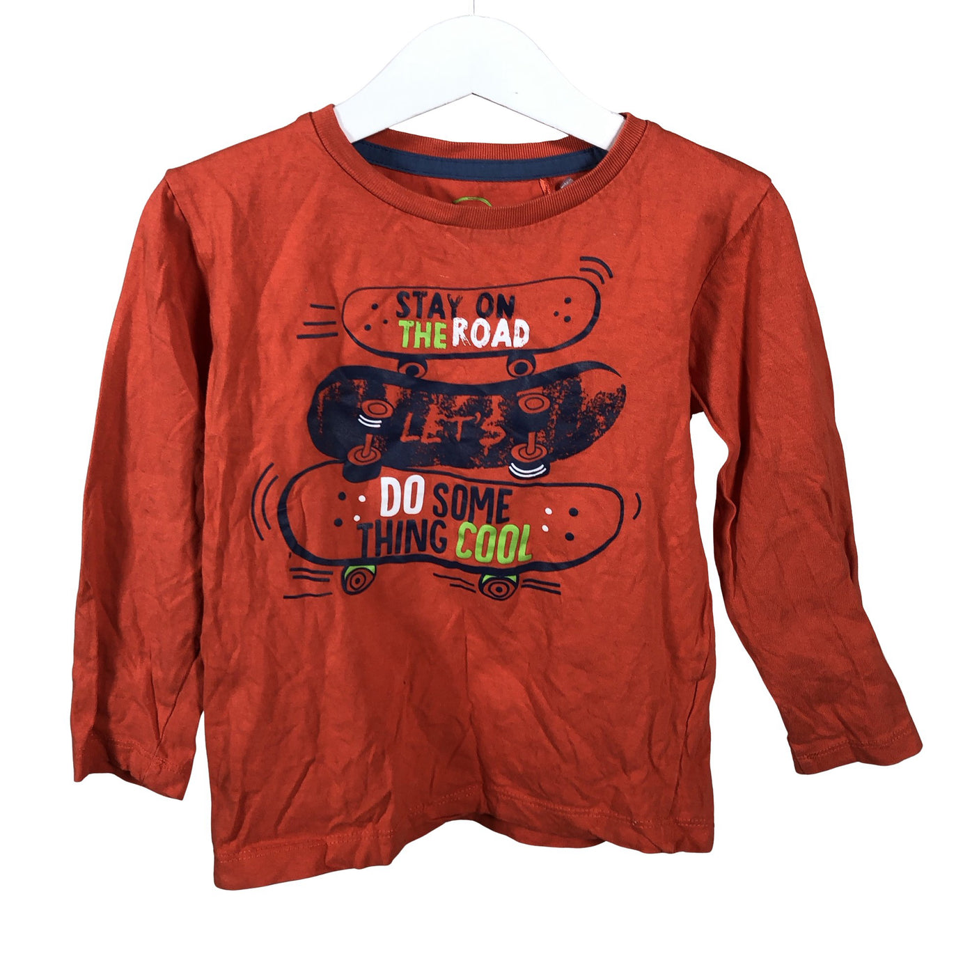 Unisex Cool Club - Trikotaažist pluus, suurus 104 - 110 - Oranž (1)