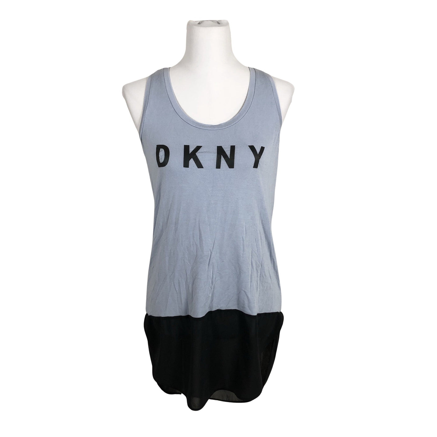 Unisex DKNY - Trikotaažist topp, suurus 38 - Helesinine (1)