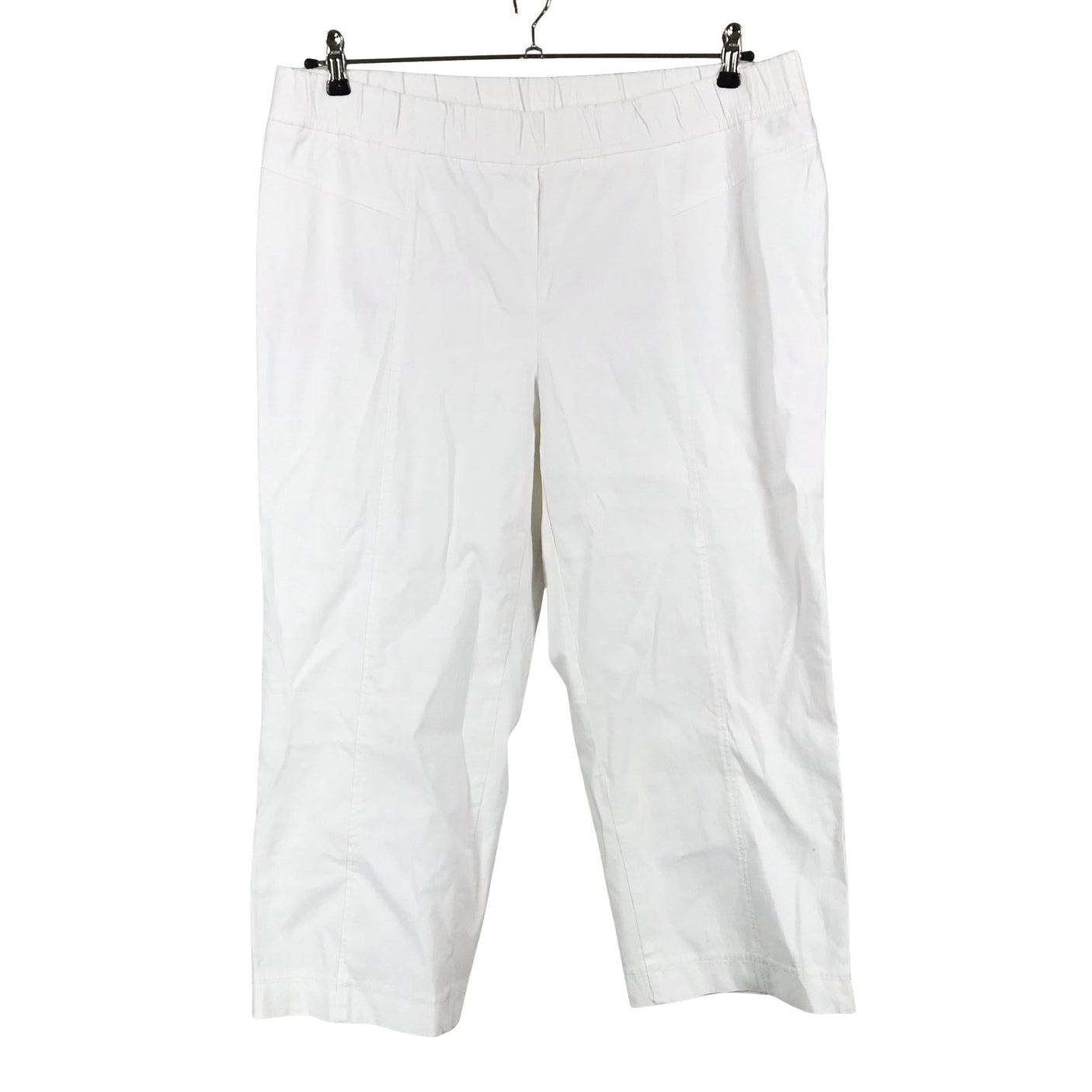 Unisex Samoon - Mittevenivad poolpikad püksid, suurus 50 - Valge (1)