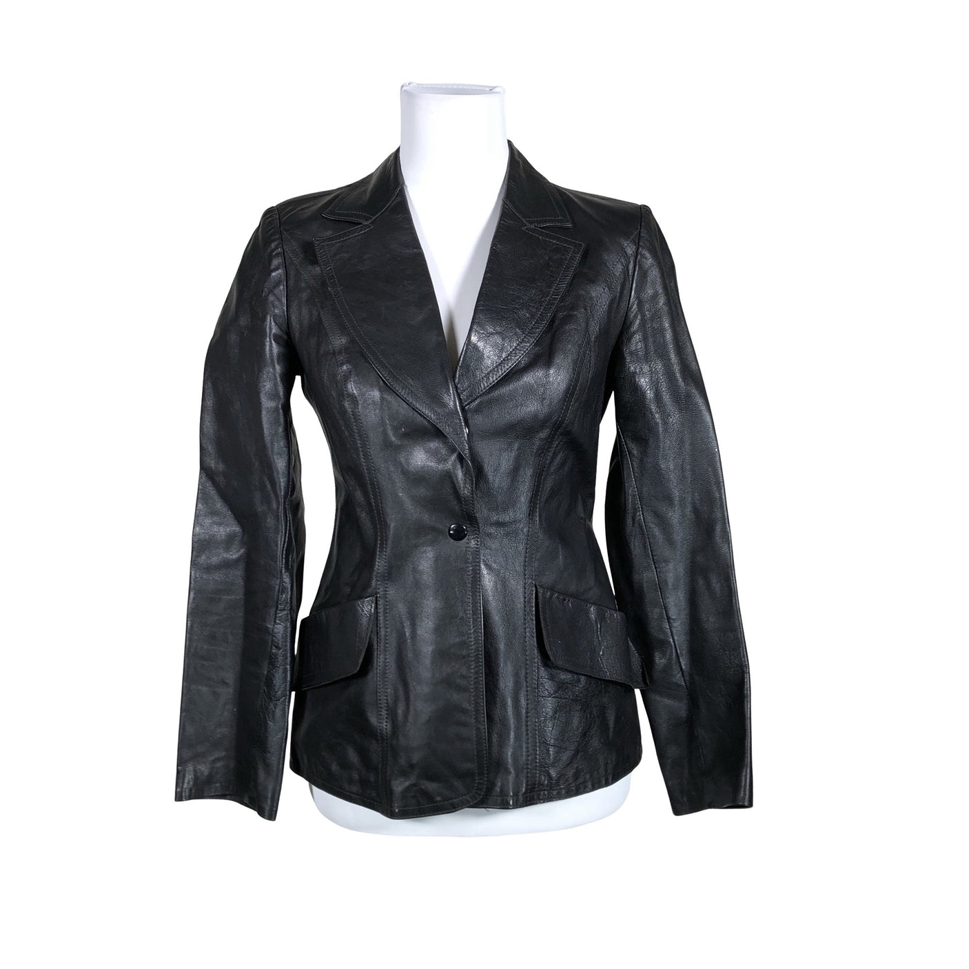 Unisex Kristiina Kiilavirta - Nahktagi, suurus 34 - Must (1)