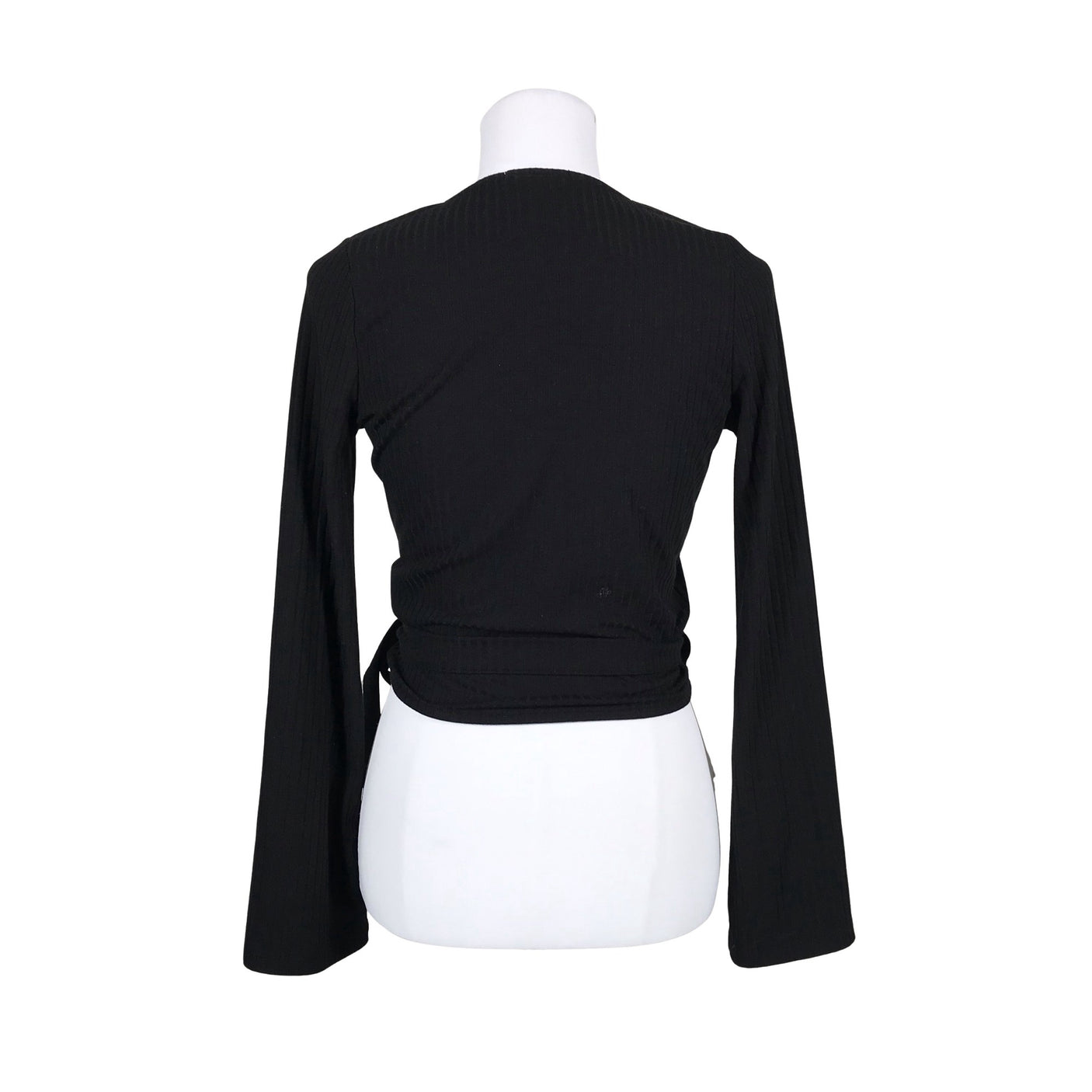 Unisex Na-KD - Trikotaažist pluus, suurus 36 - Must (2)