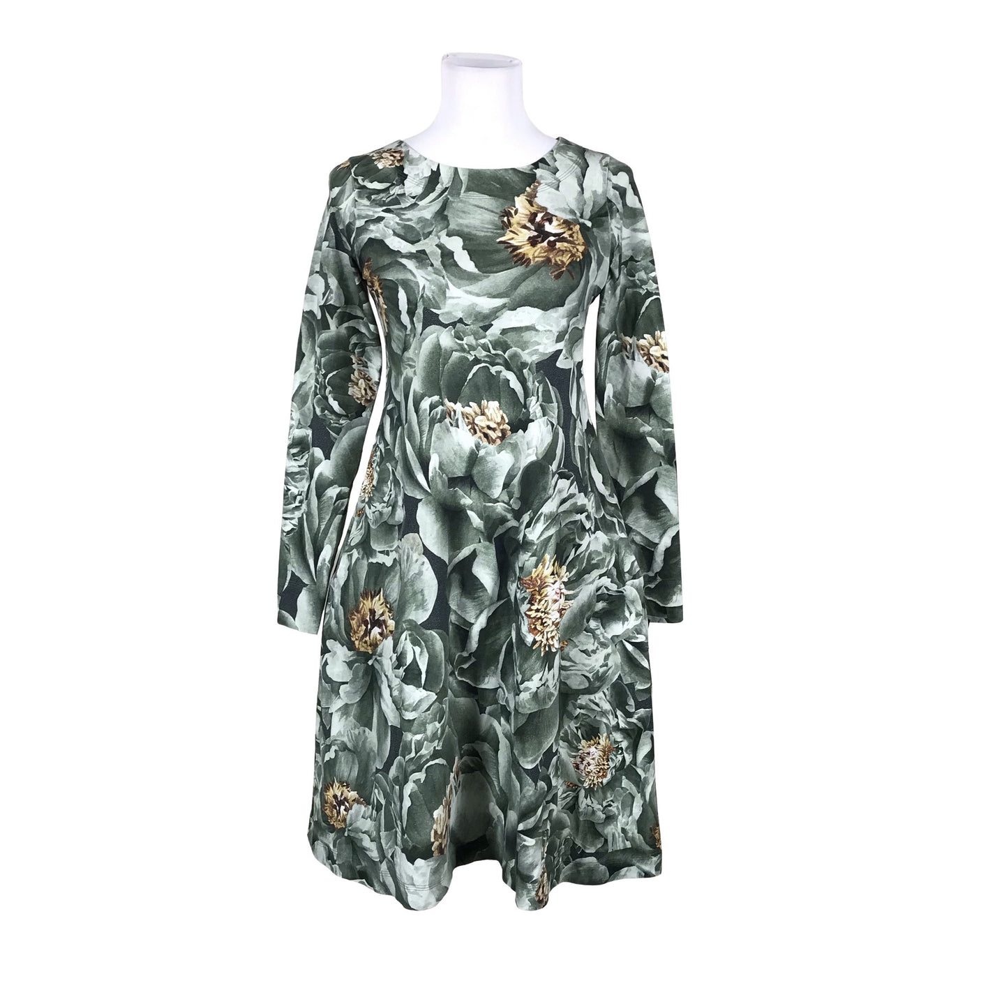 Unisex Ommellinen - Trikotaažist kleit, suurus 34 - Roheline (1)