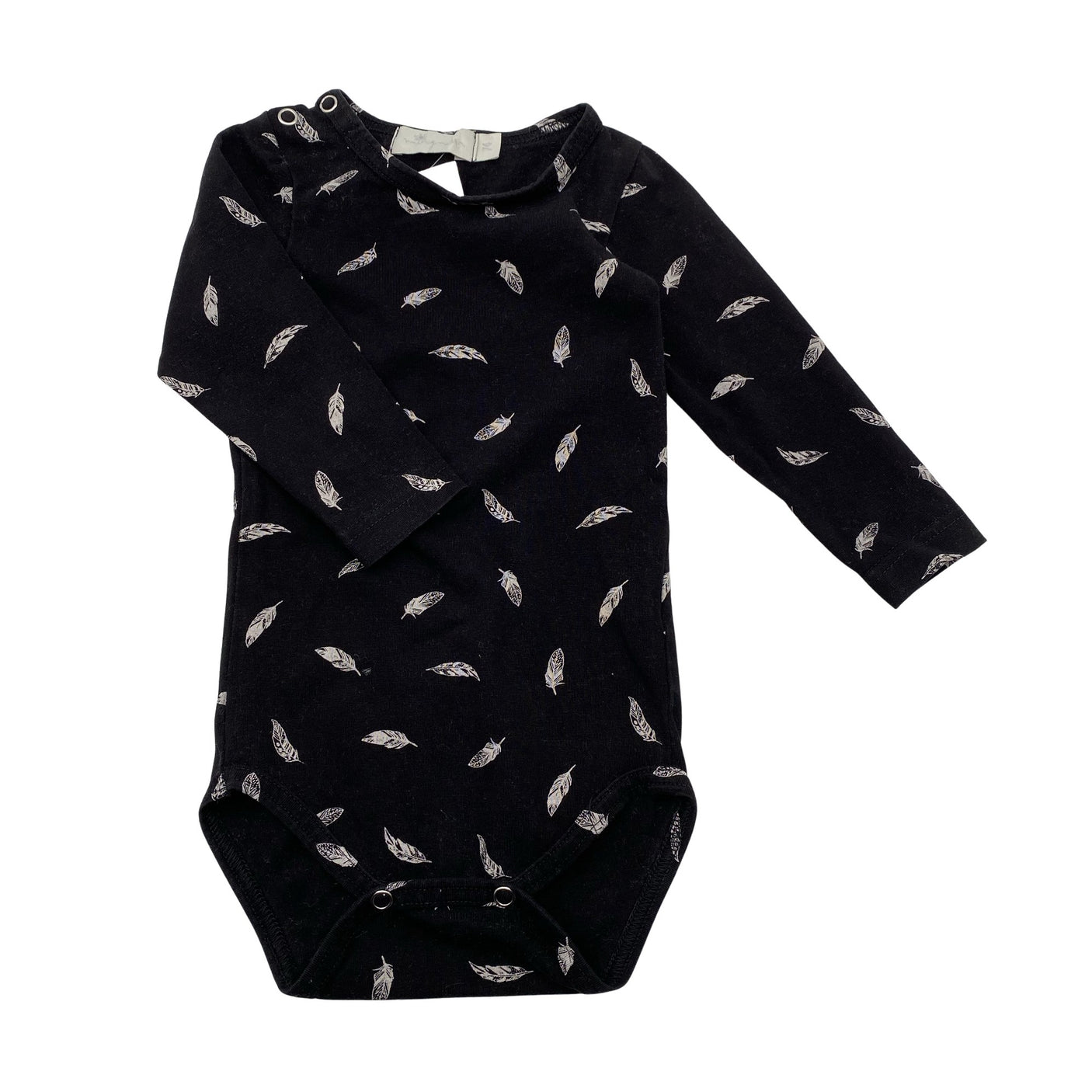 Unisex Mignelin - Bodi, suurus 74 - 80 - Must (1)