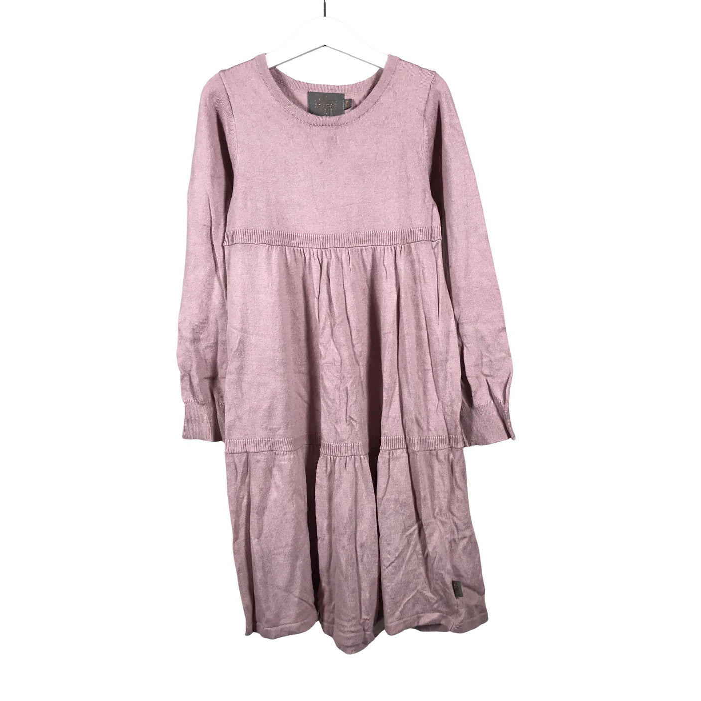 Unisex Creamie - Kootud kleit, suurus 122 - 128 - Heleroosa (1)