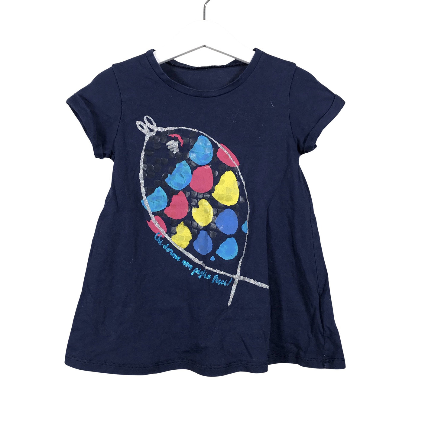 Unisex Benetton - T-särk, suurus 104 - 110 - Sinine (1)