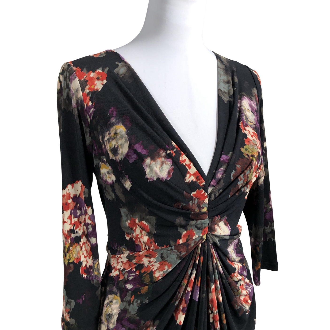 Unisex Andiata - Trikotaažist kleit, suurus 38 - Must (3)