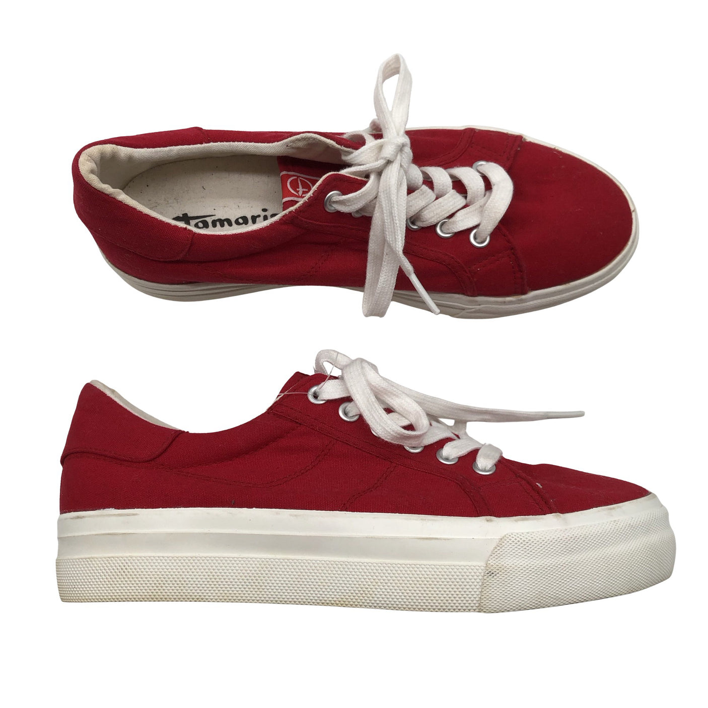 Unisex Tamaris - Tennised, suurus 39 - Punane (1)
