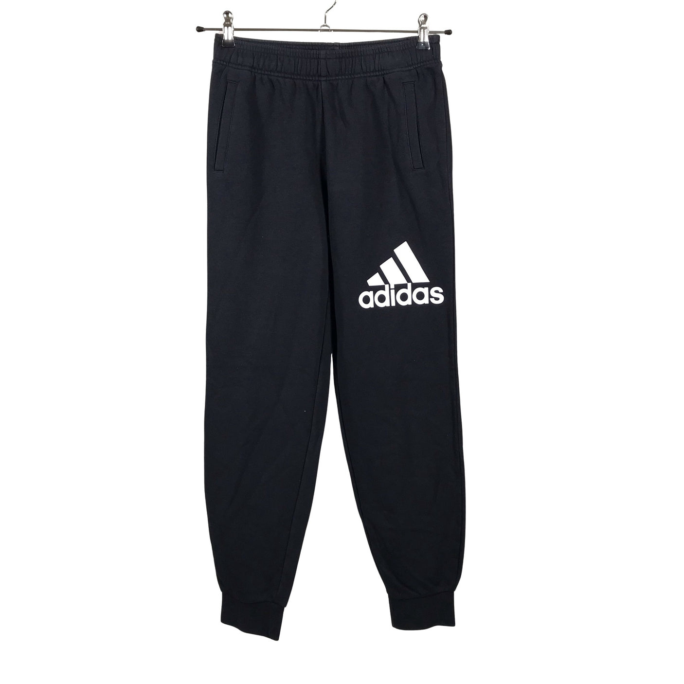 Unisex Adidas - Dressikangast püksid, suurus 158 - 164 - Must (1)