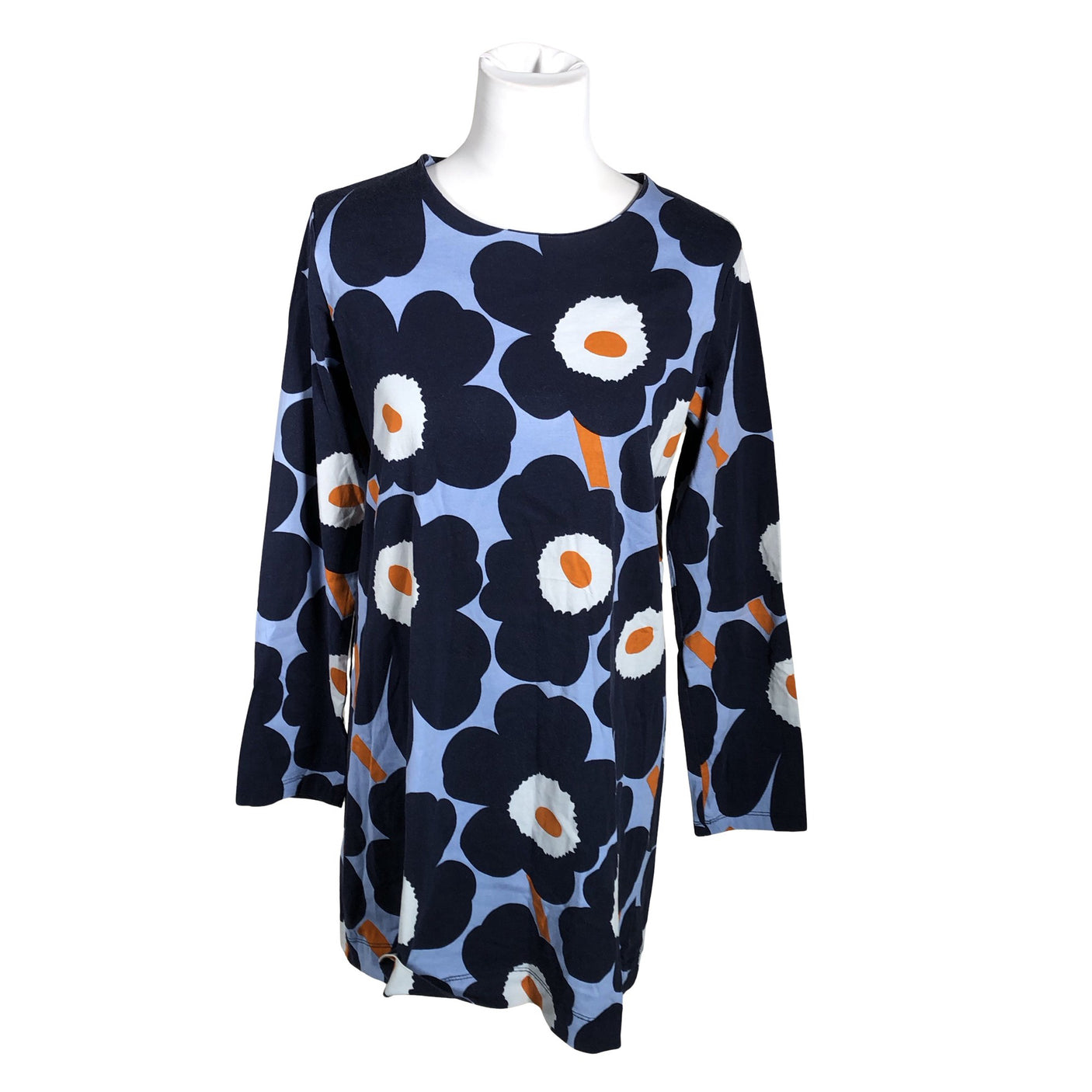Unisex Marimekko - Trikotaažist kleit, suurus 38 - Sinine (1)