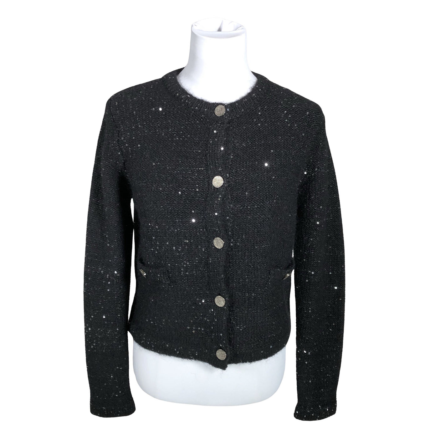 Unisex Rich & Royal - Kardigan, suurus 34 - Must (1)