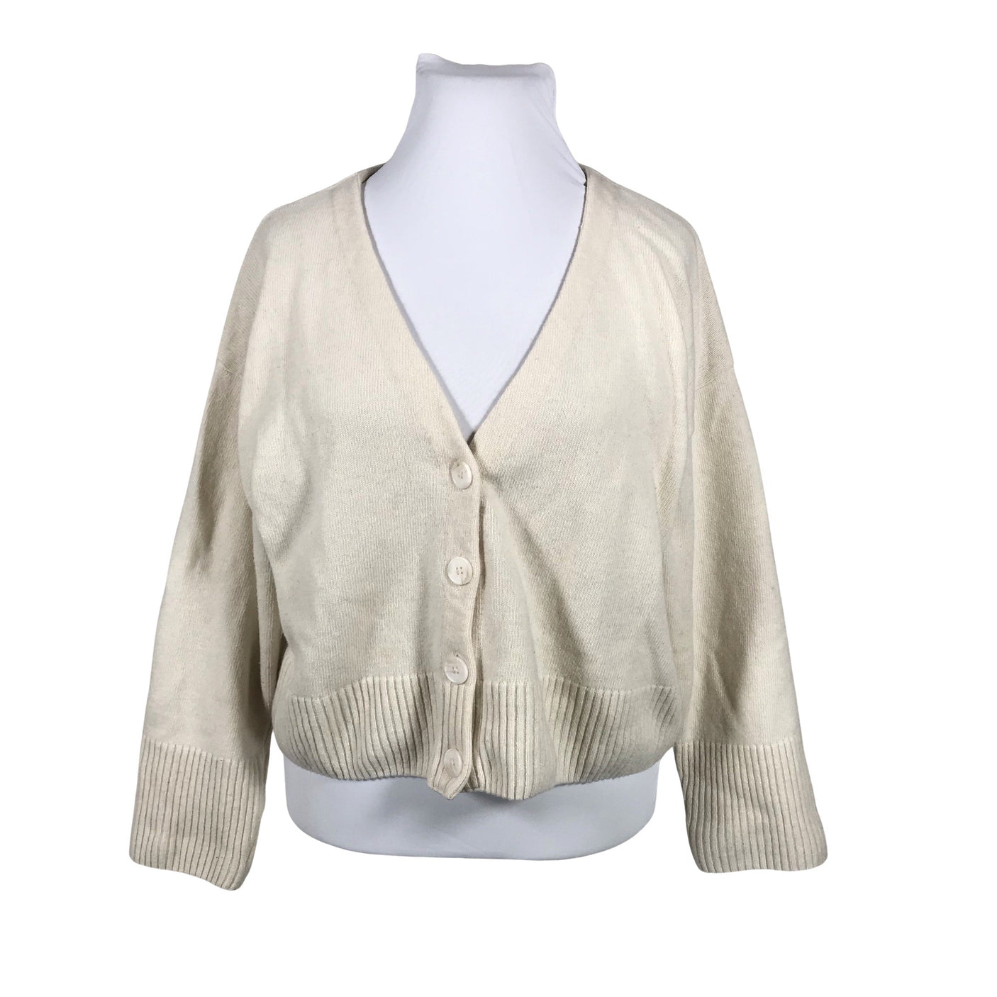 Unisex NOSH - Kardigan, suurus 42 - Looduslik valge (1)