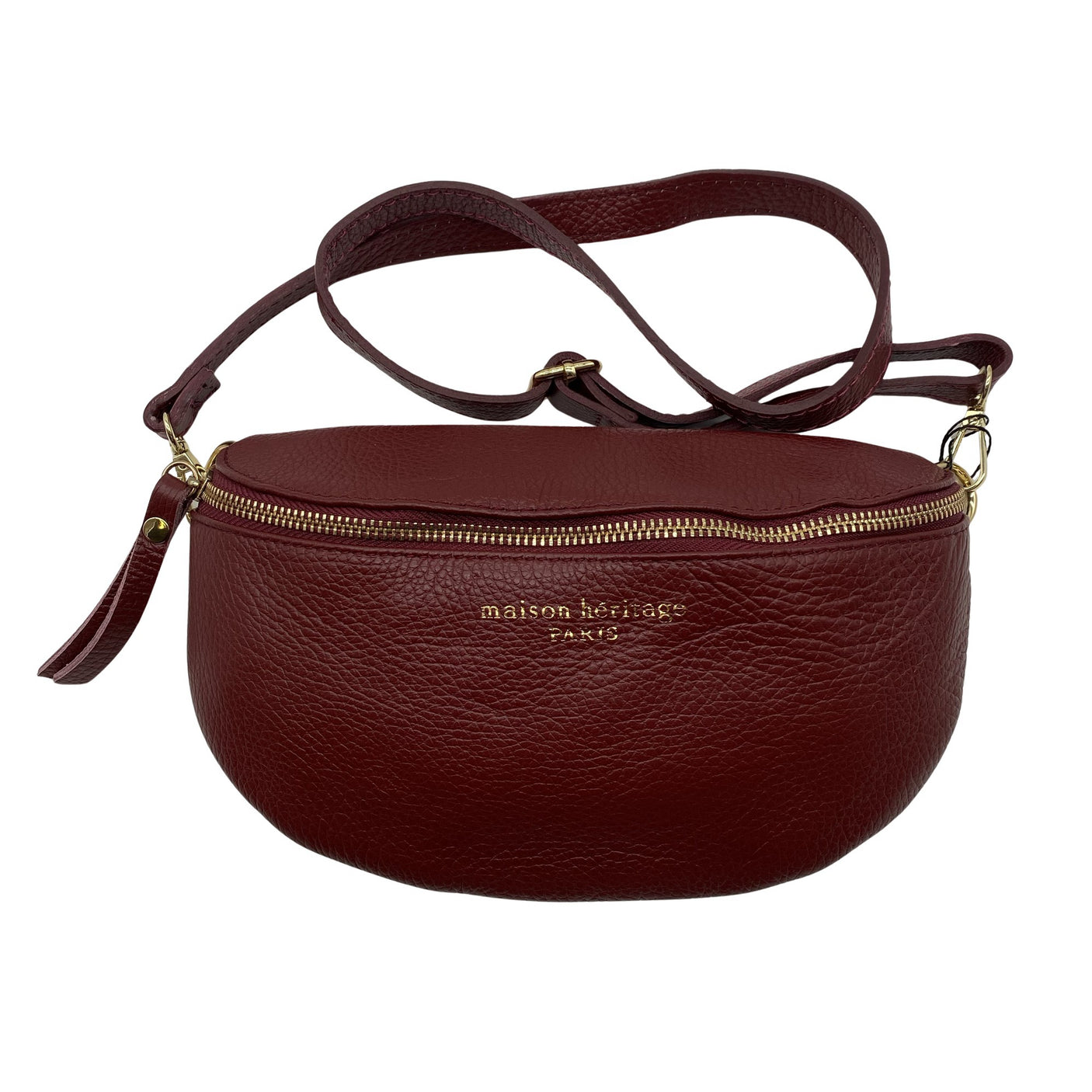 Unisex Maison Héritage - Vöökott, suurus Mini - Veinipunane (1)