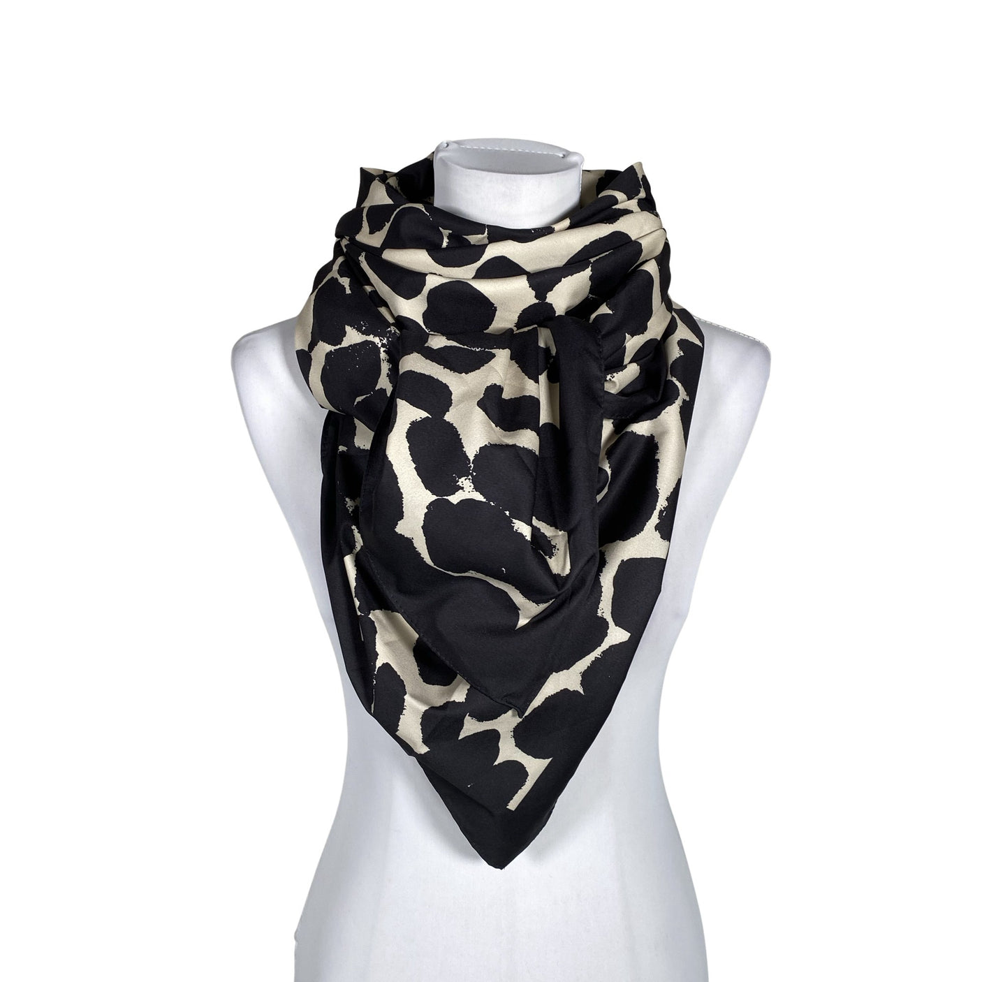 Unisex A+more - Õhuke sall, suurus Maxi - Must (1)