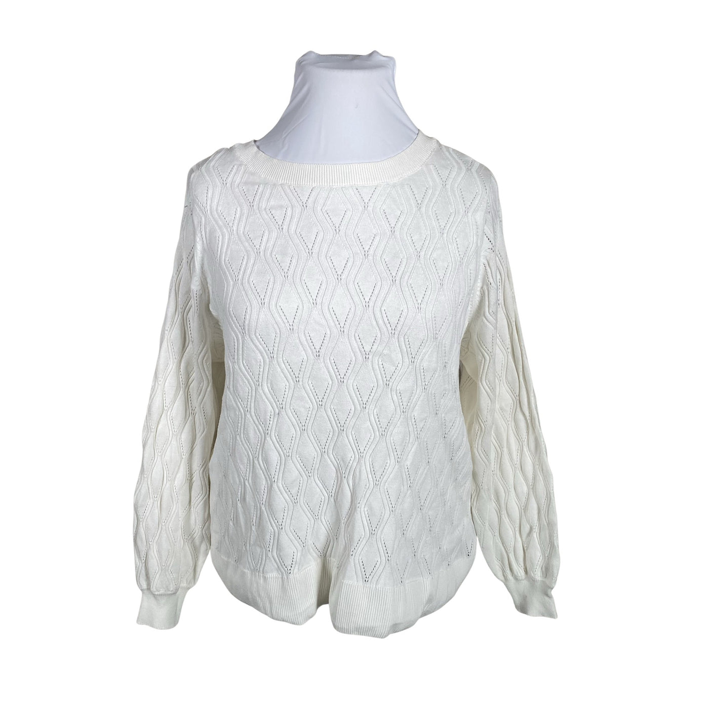 Unisex Zizzi - Kampsun, suurus 46 - Valge (1)