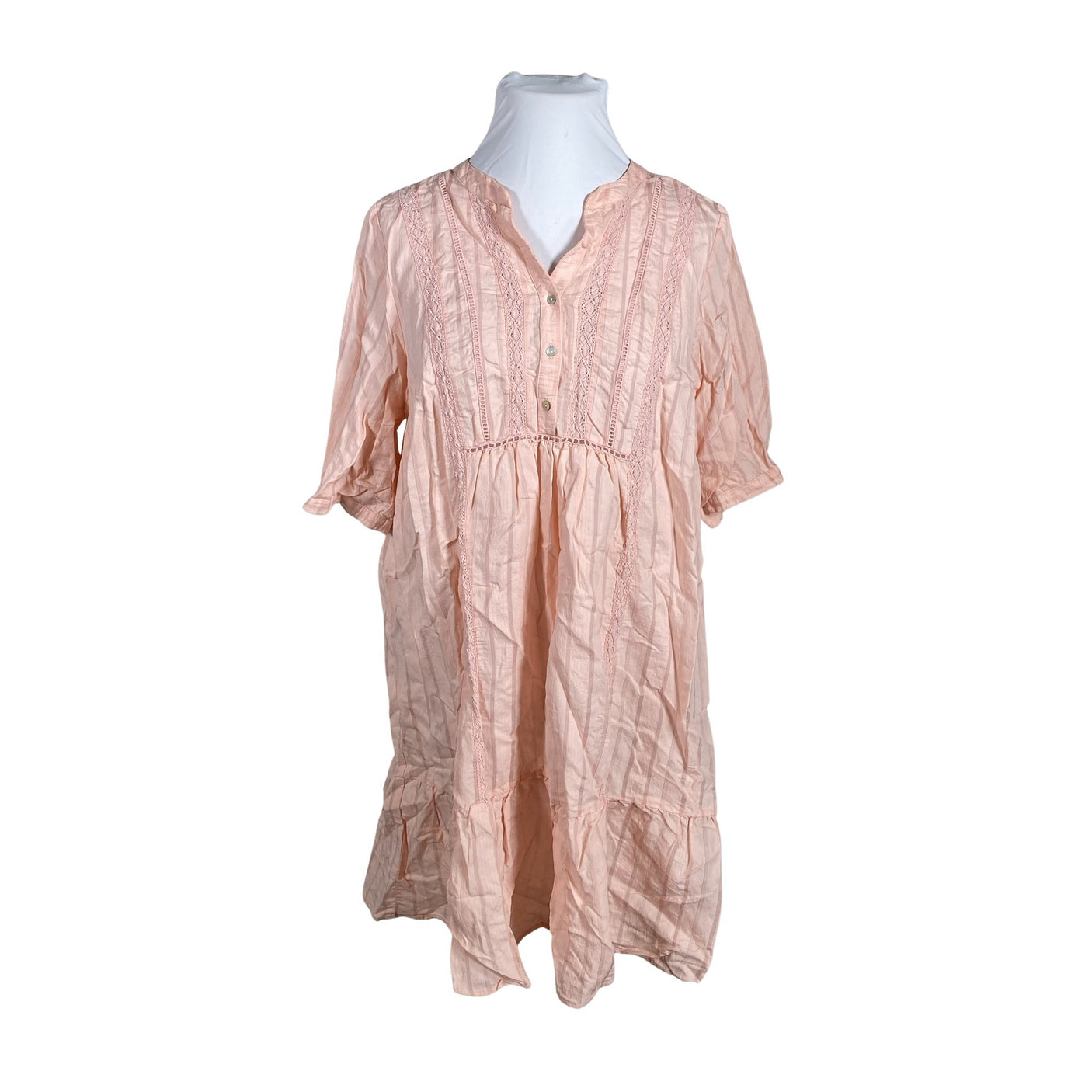 Unisex Zizzi - Mitteveniv kleit, suurus 46 - Heleroosa (1)