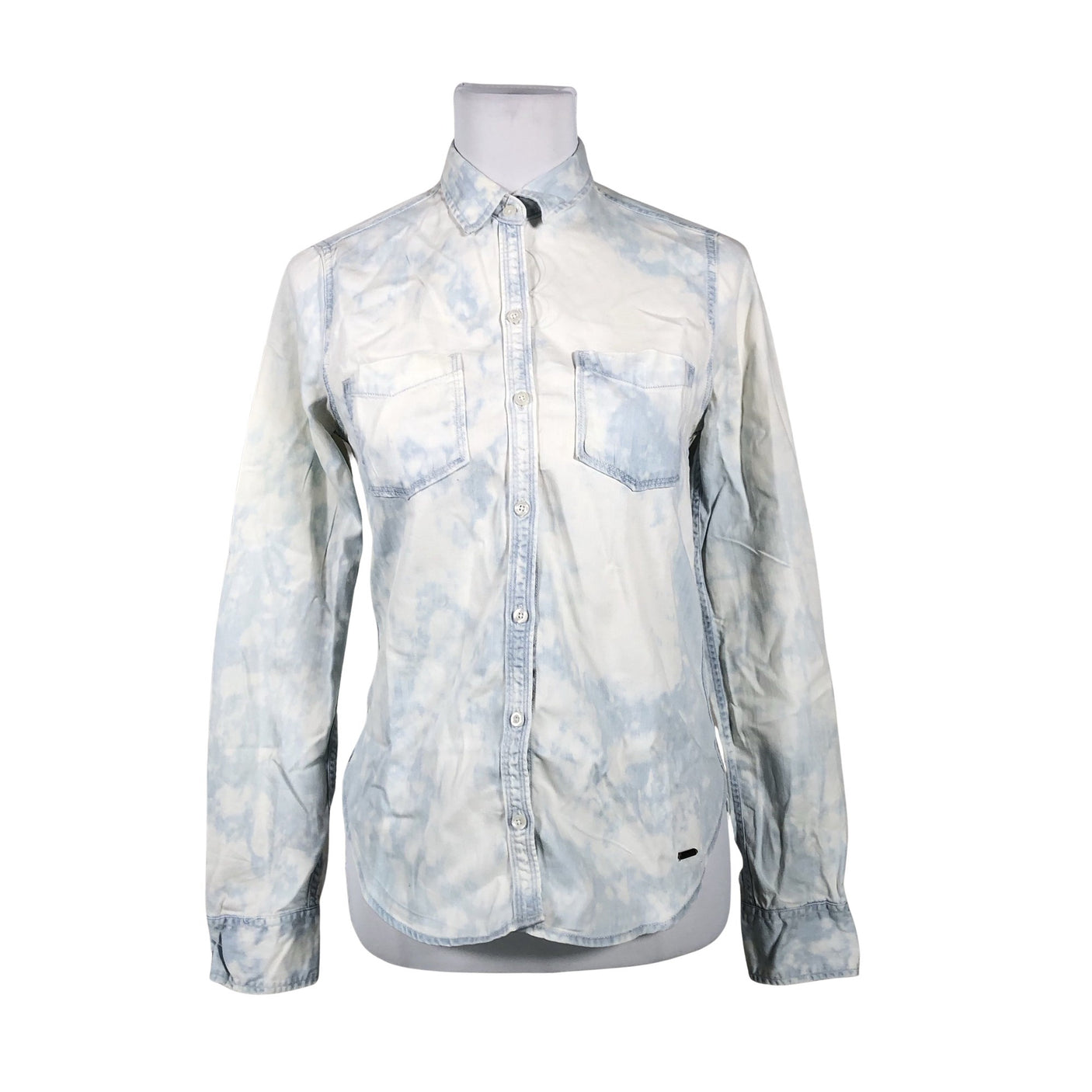 Unisex Hollister - Triiksärk, suurus 34 - Helesinine (1)