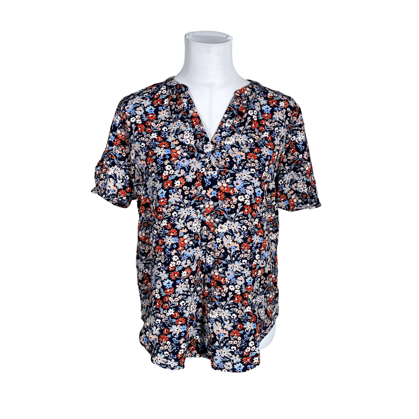 Unisex Esprit - Lühikeste käistega pluus, suurus 38 - Sinine (1)