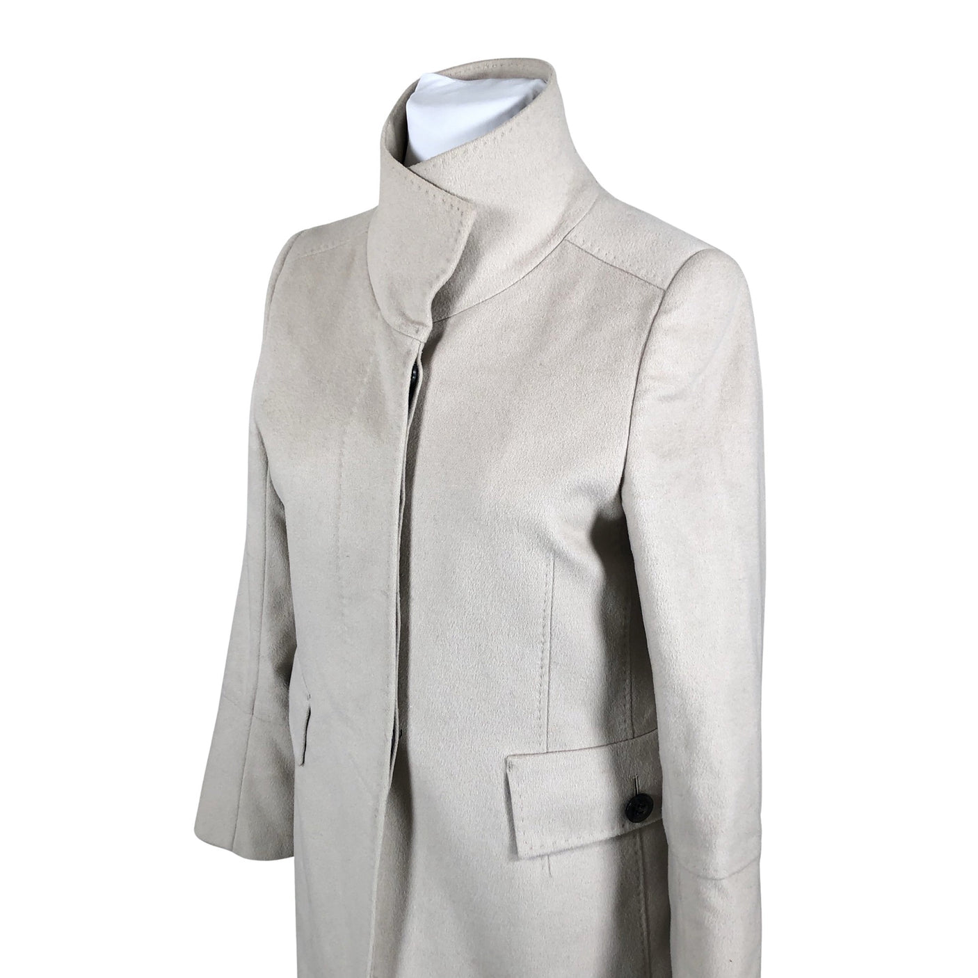 Unisex Sand - Villane mantel, suurus 44 - Beige (3)