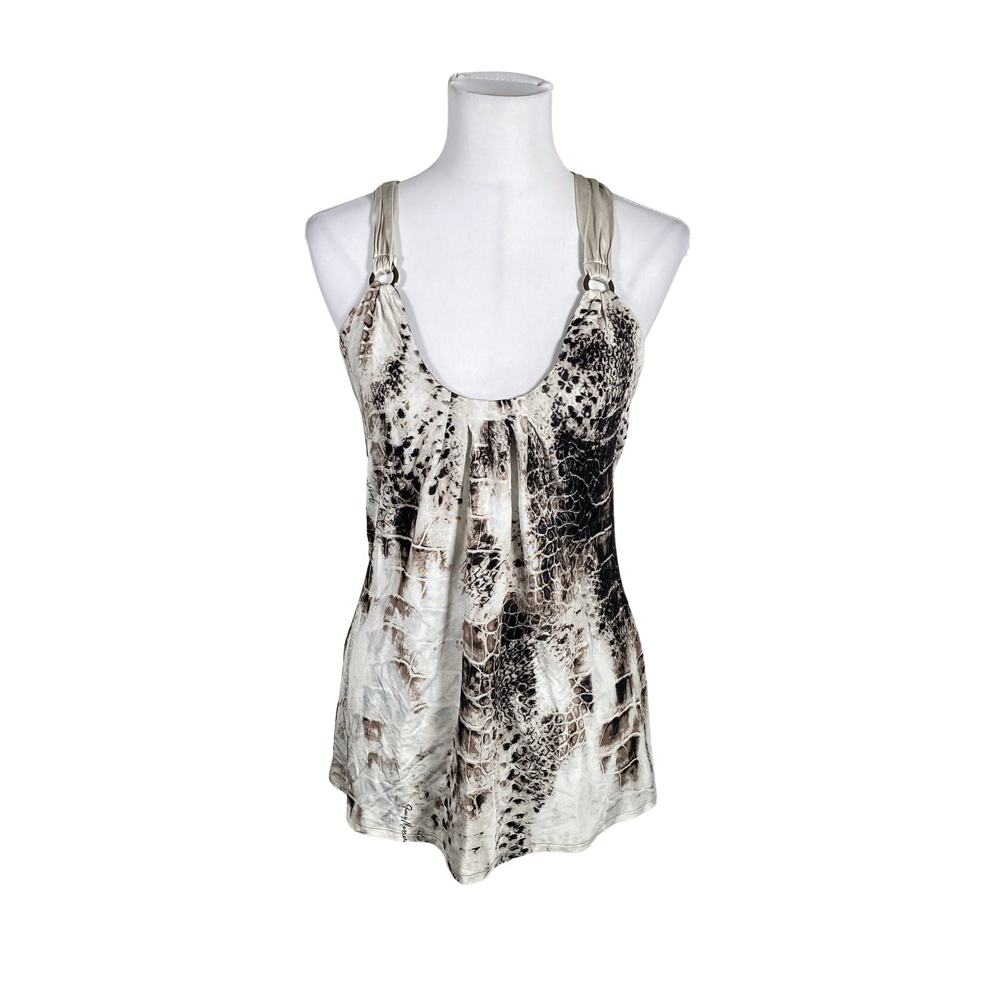 Unisex Emmy - Trikotaažist topp, suurus 40 - Beige (1)