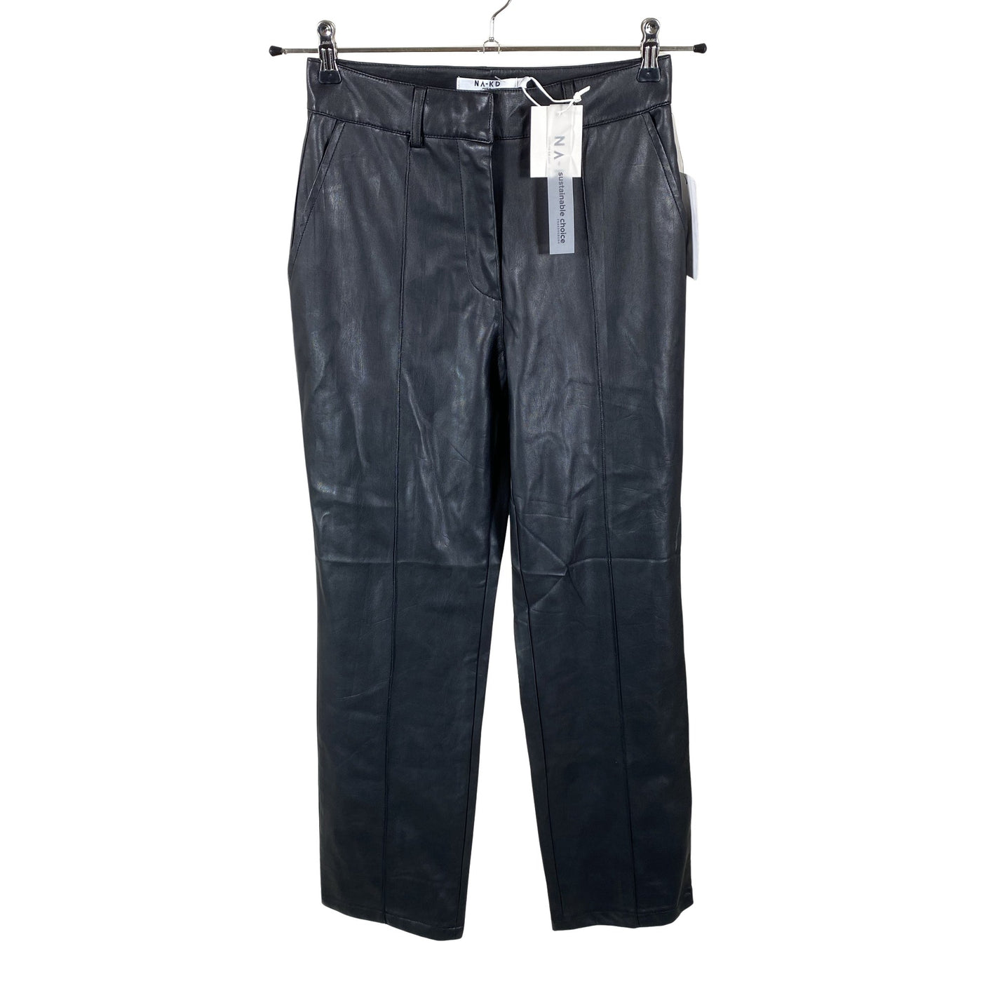 Unisex Na-KD - Nahkpüksid, suurus 34 - Must (1)